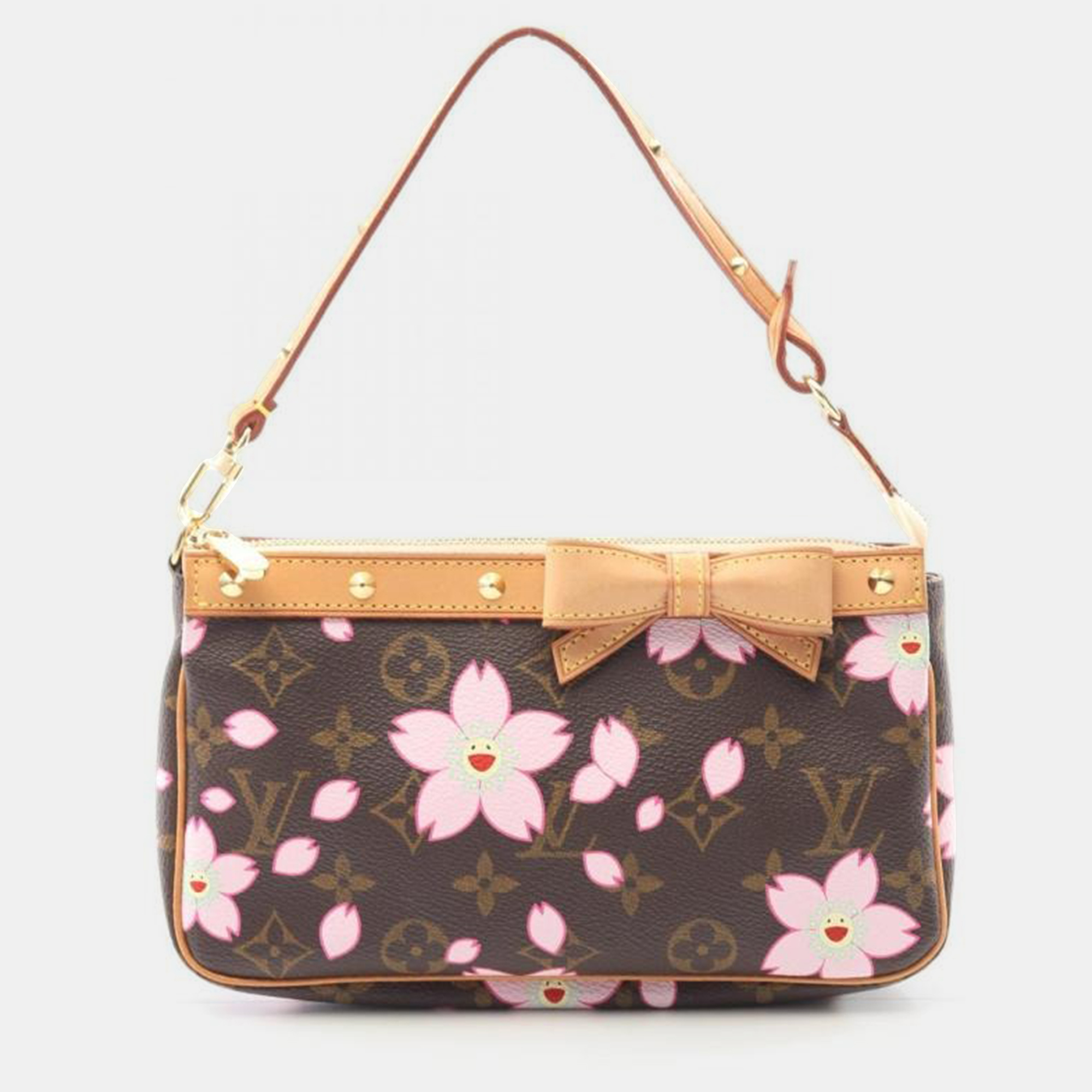 

Louis Vuitton Pochette Accessoires Monogram Cherry Blossom, Brown