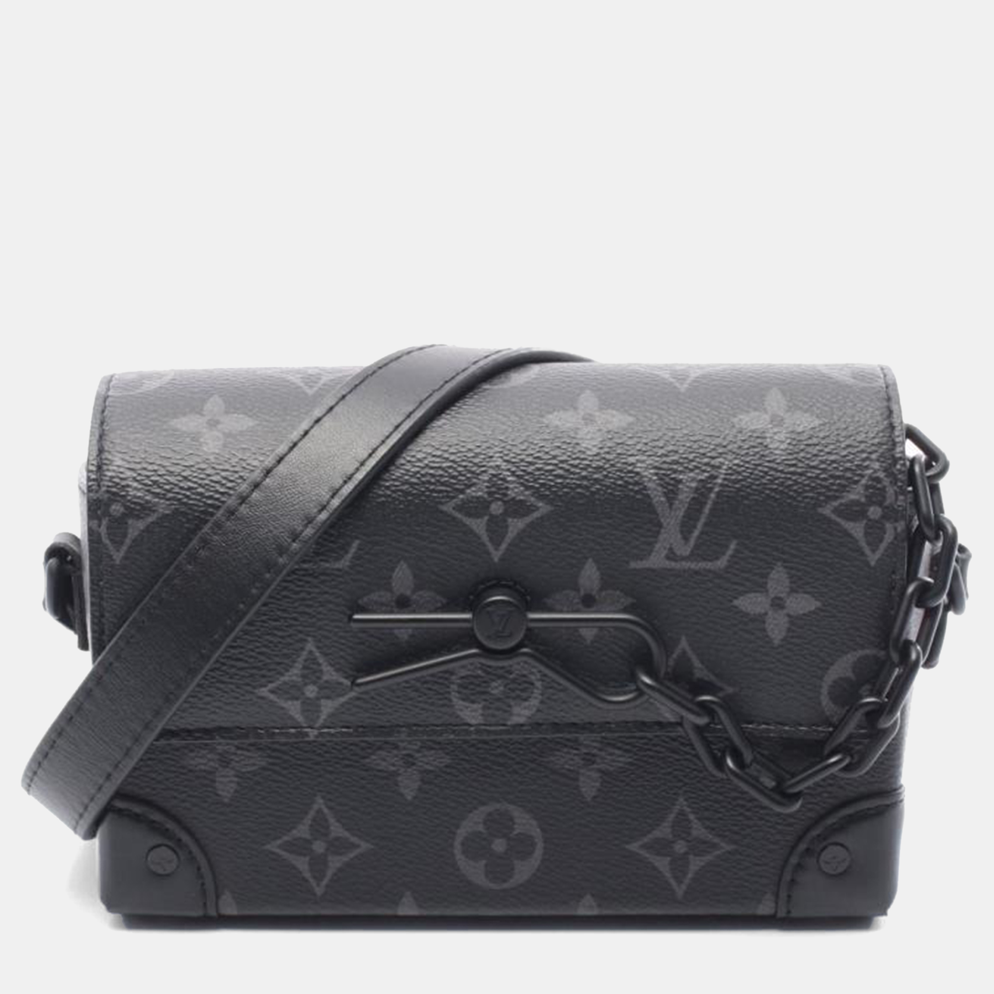 

Louis Vuitton Steamer Wearable Black Monogram Eclipse Canvas Wallet Bag