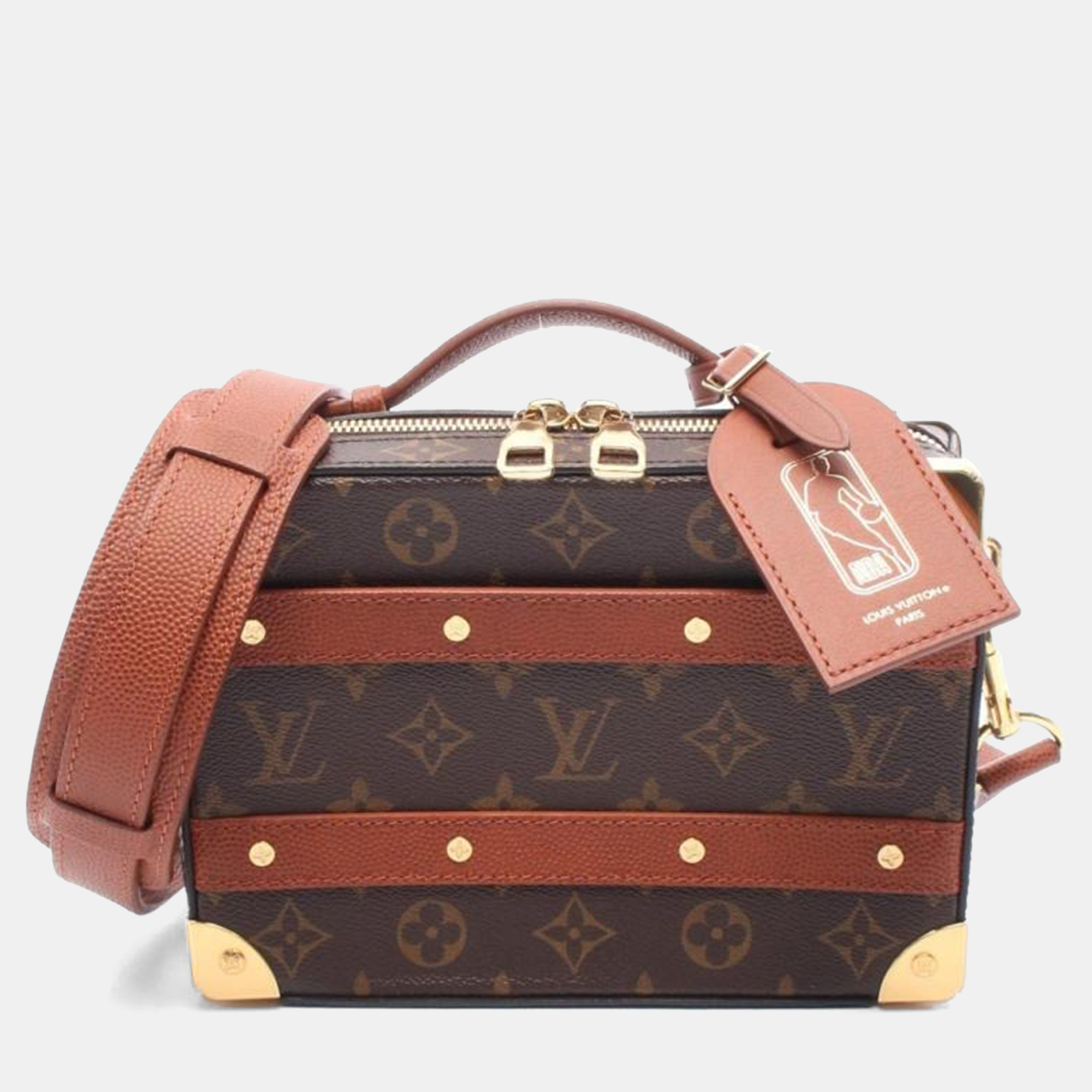 

Louis Vuitton x NBA Soft Trunk Brown Monogram Canvas Crossbody Bag