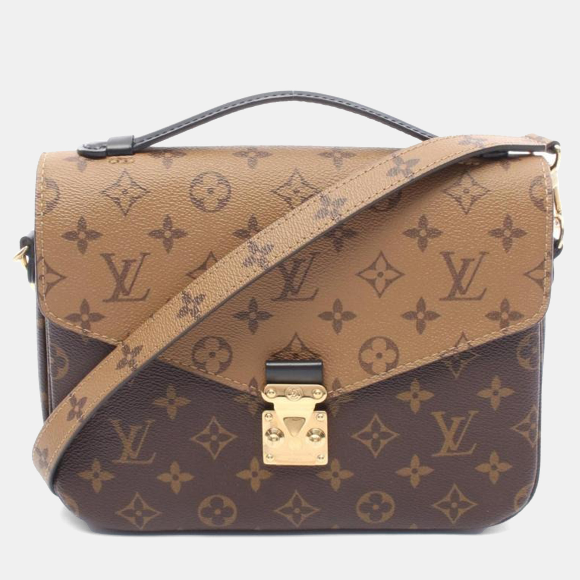 

Louis Vuitton Pochette Metis Mm Monogram Reverse, Black