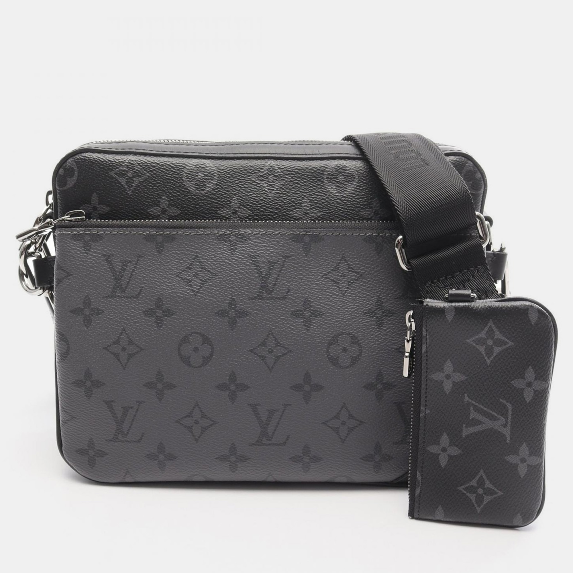 

Louis Vuitton Trio Messenger Crossbody Shoulder Bag Monogram Eclipse, Black