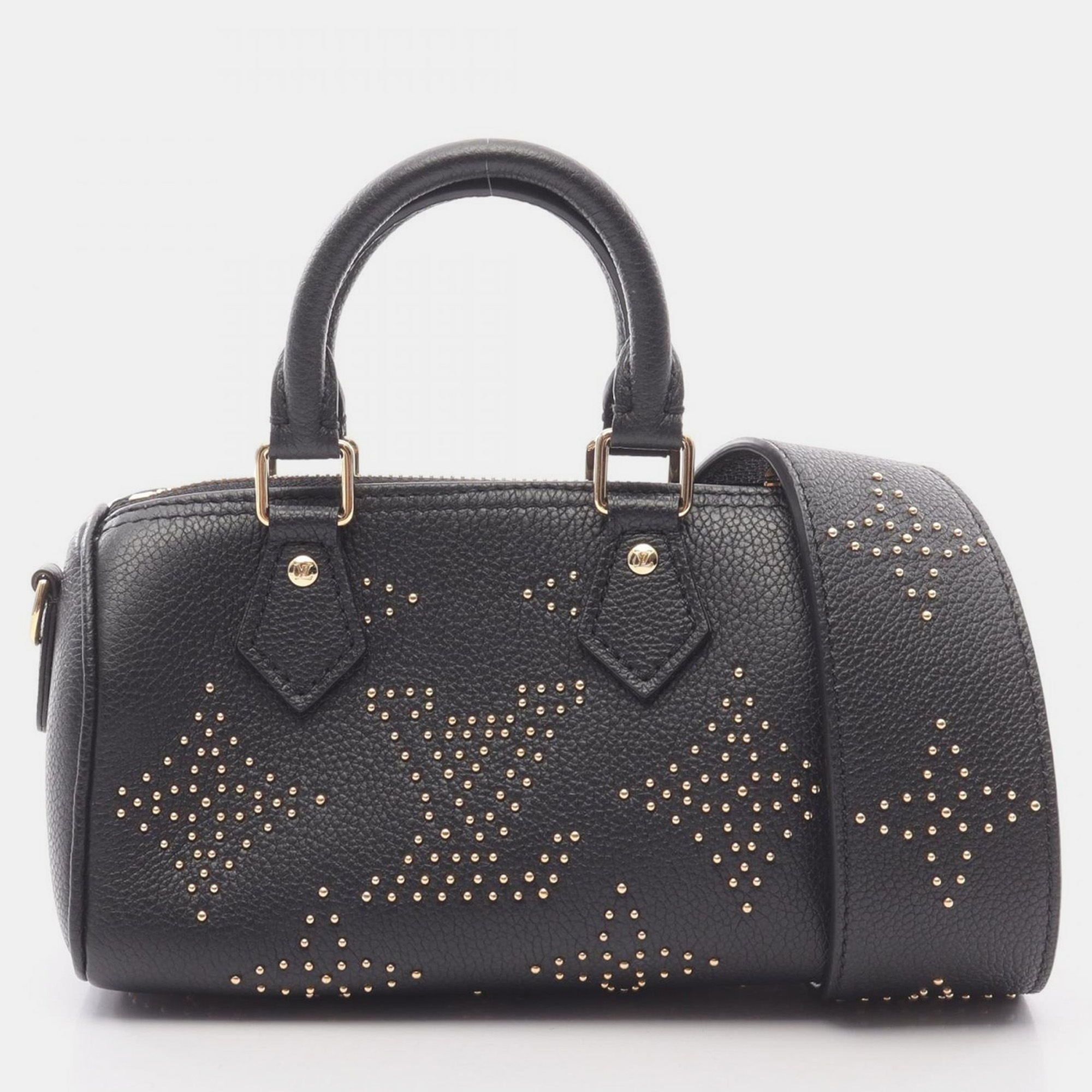 

Louis Vuitton Nano Speedy Black Monogram Empreinte Leather Shoulder Bag