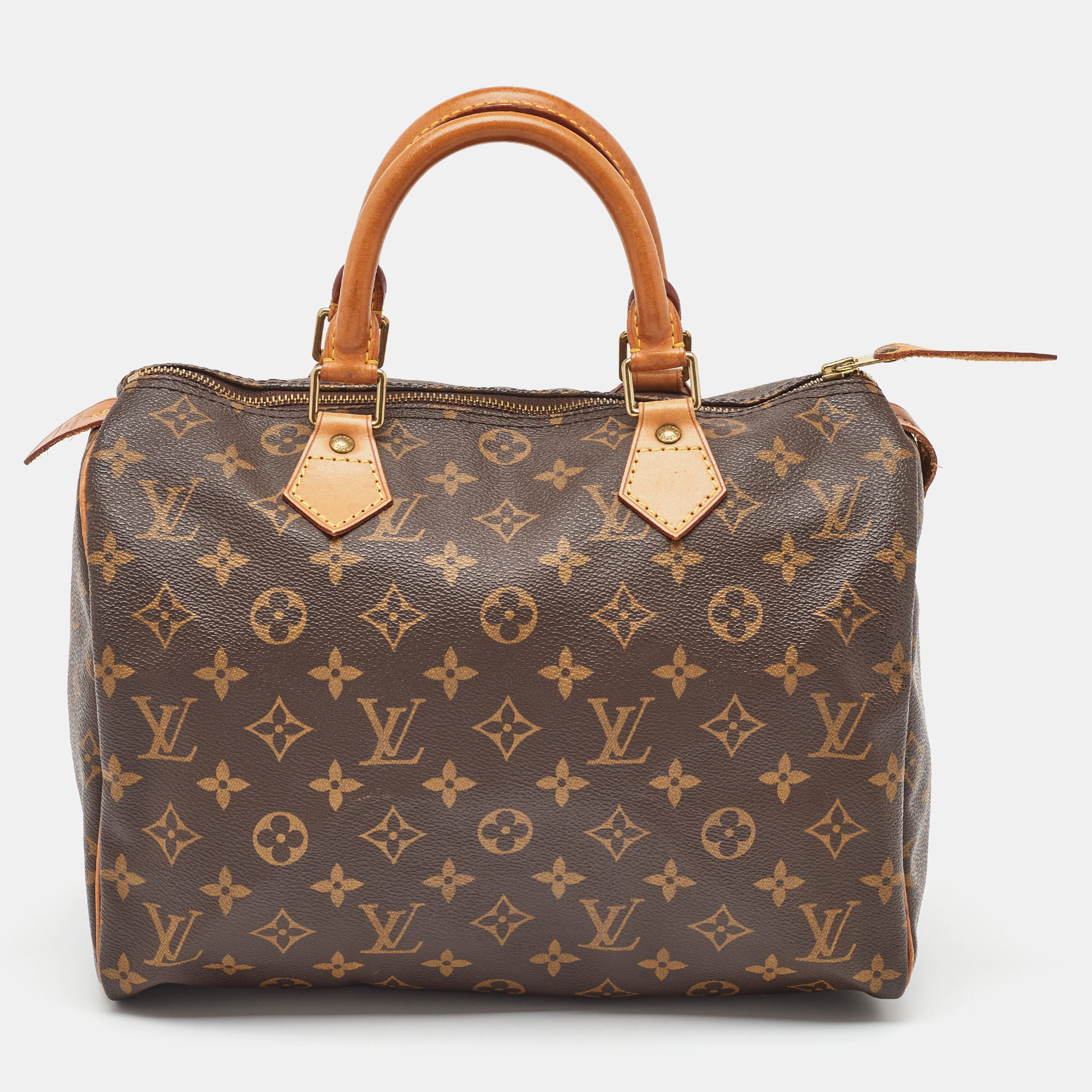 

Louis Vuitton Monogram Canvas Speedy 30 Bag, Brown