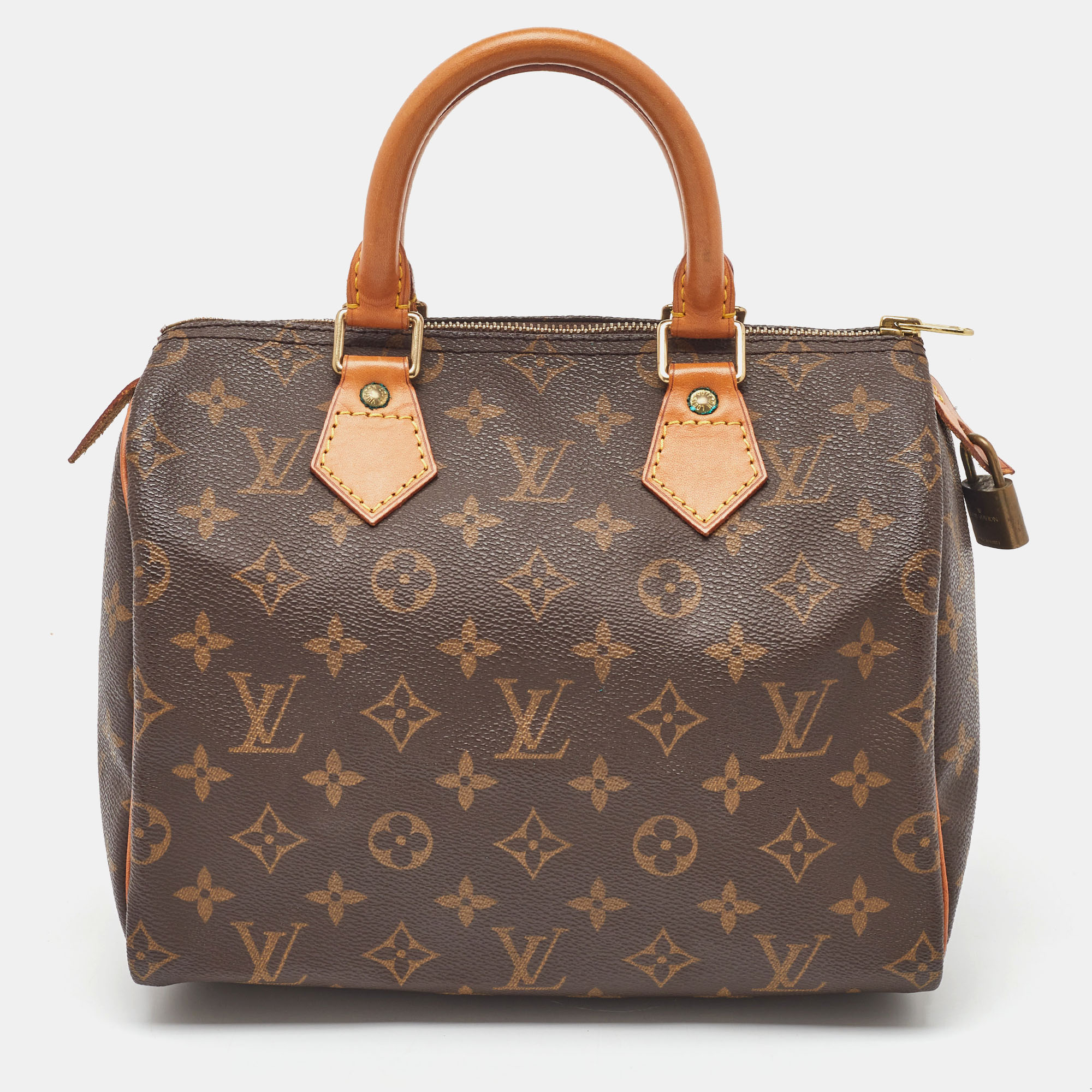 

Louis Vuitton Monogram Canvas Speedy 25 Bag, Brown