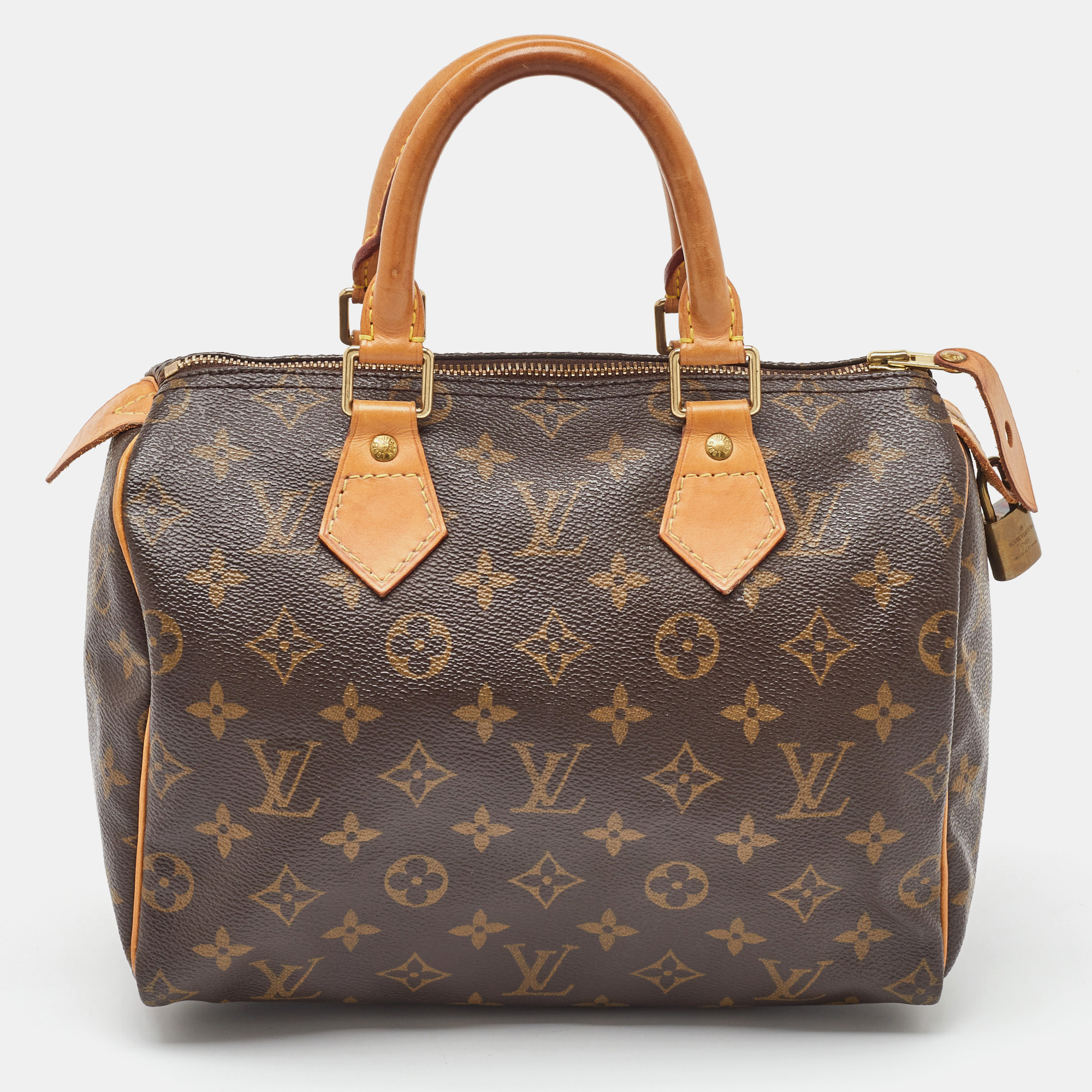 

Louis Vuitton Monogram Canvas Speedy 25 Bag, Brown