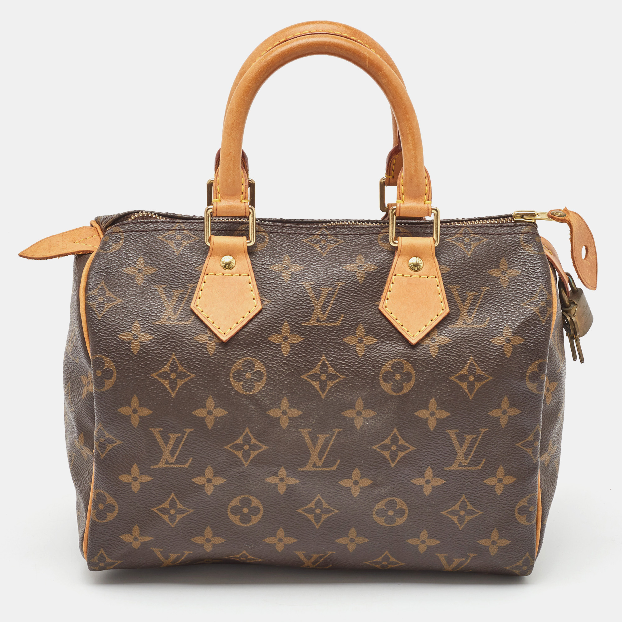 

Louis Vuitton Monogram Canvas Speedy 25 Bag, Brown