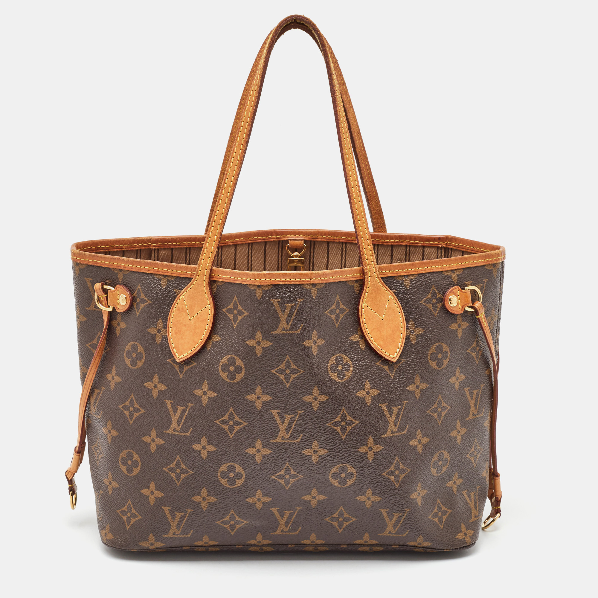 

Louis Vuitton Monogram Canvas Neverfull PM Bag, Brown
