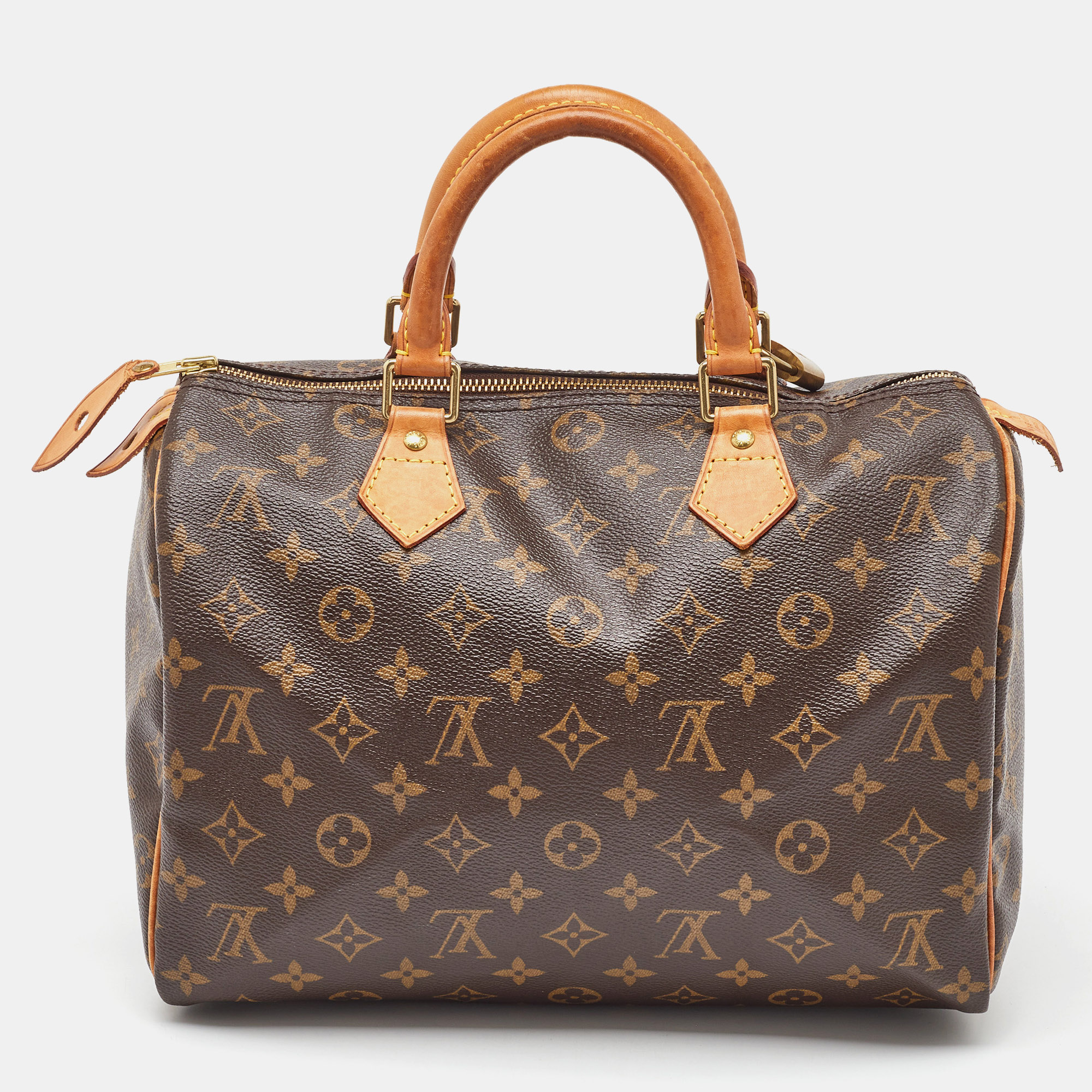 

Louis Vuitton Monogram Canvas Speedy 30 Bag, Brown