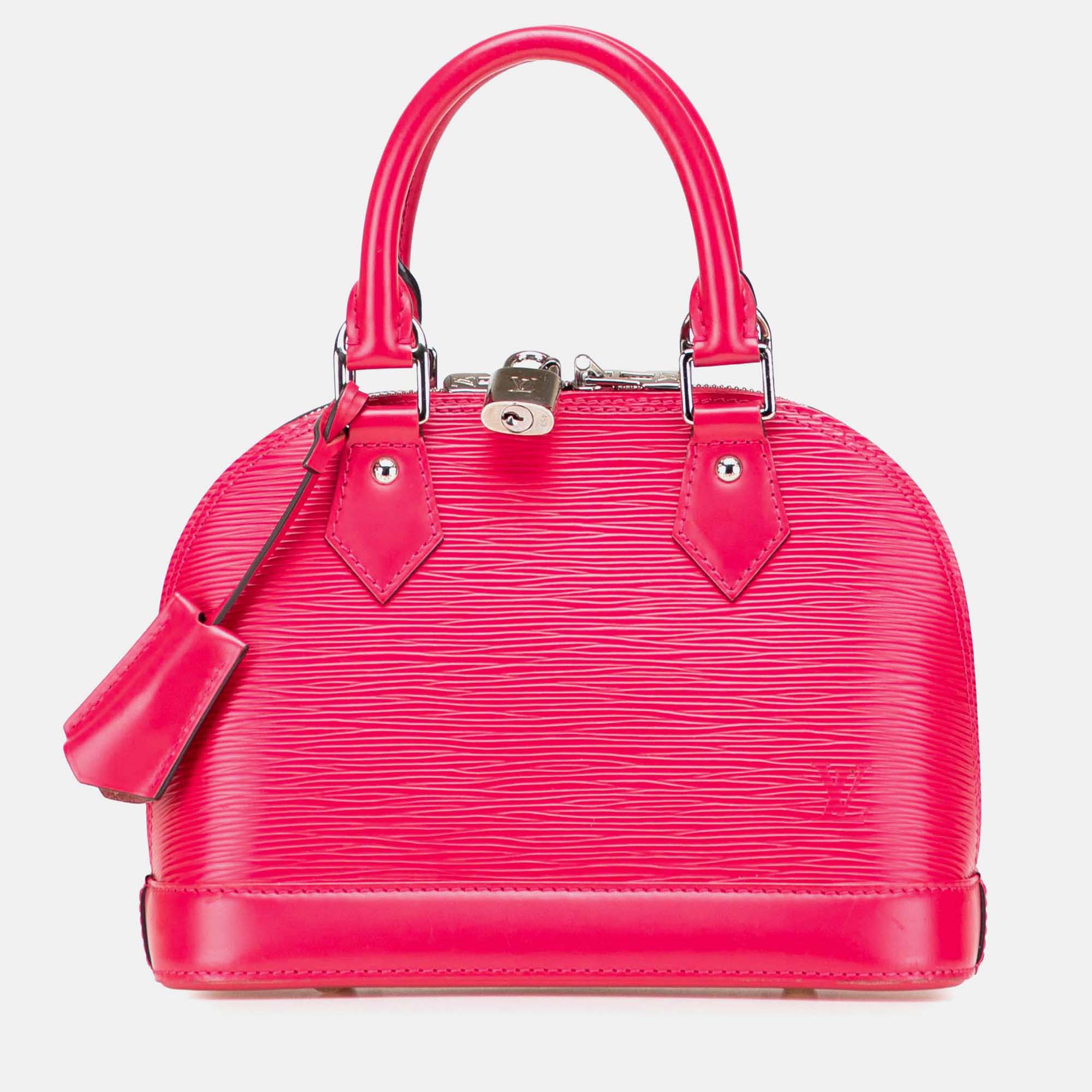 

Louis Vuitton Pink Epi Alma BB