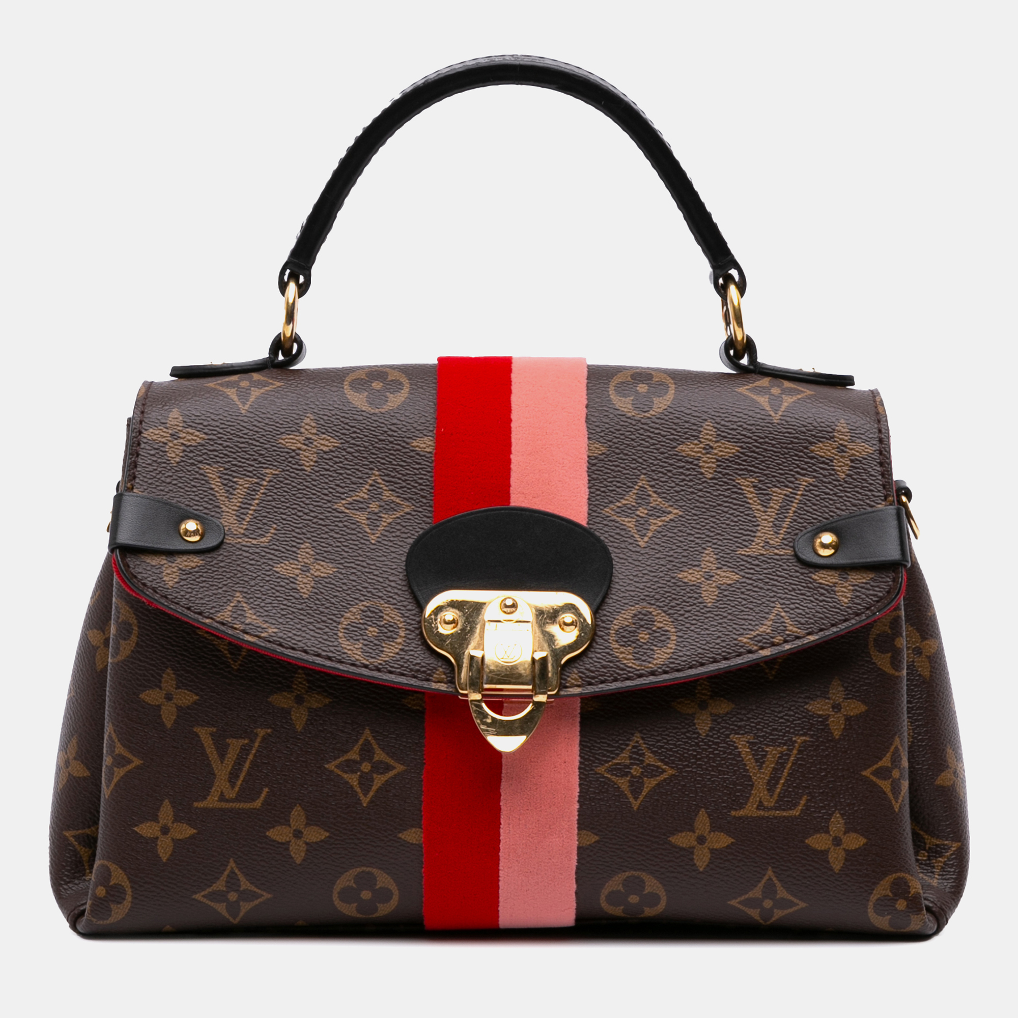 

Louis Vuitton Brown Pink Monogram Georges BB Bag