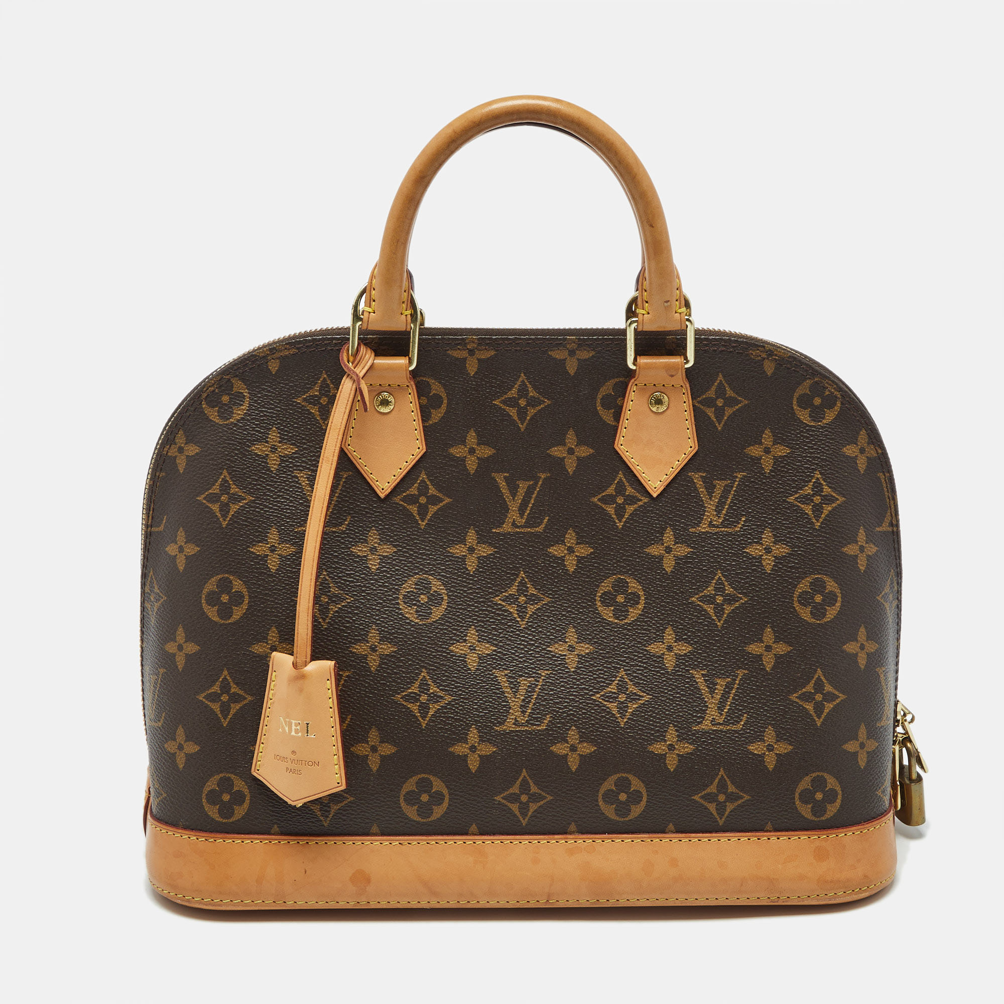 

Louis Vuitton Monogram Canvas Alma PM Bag, Brown