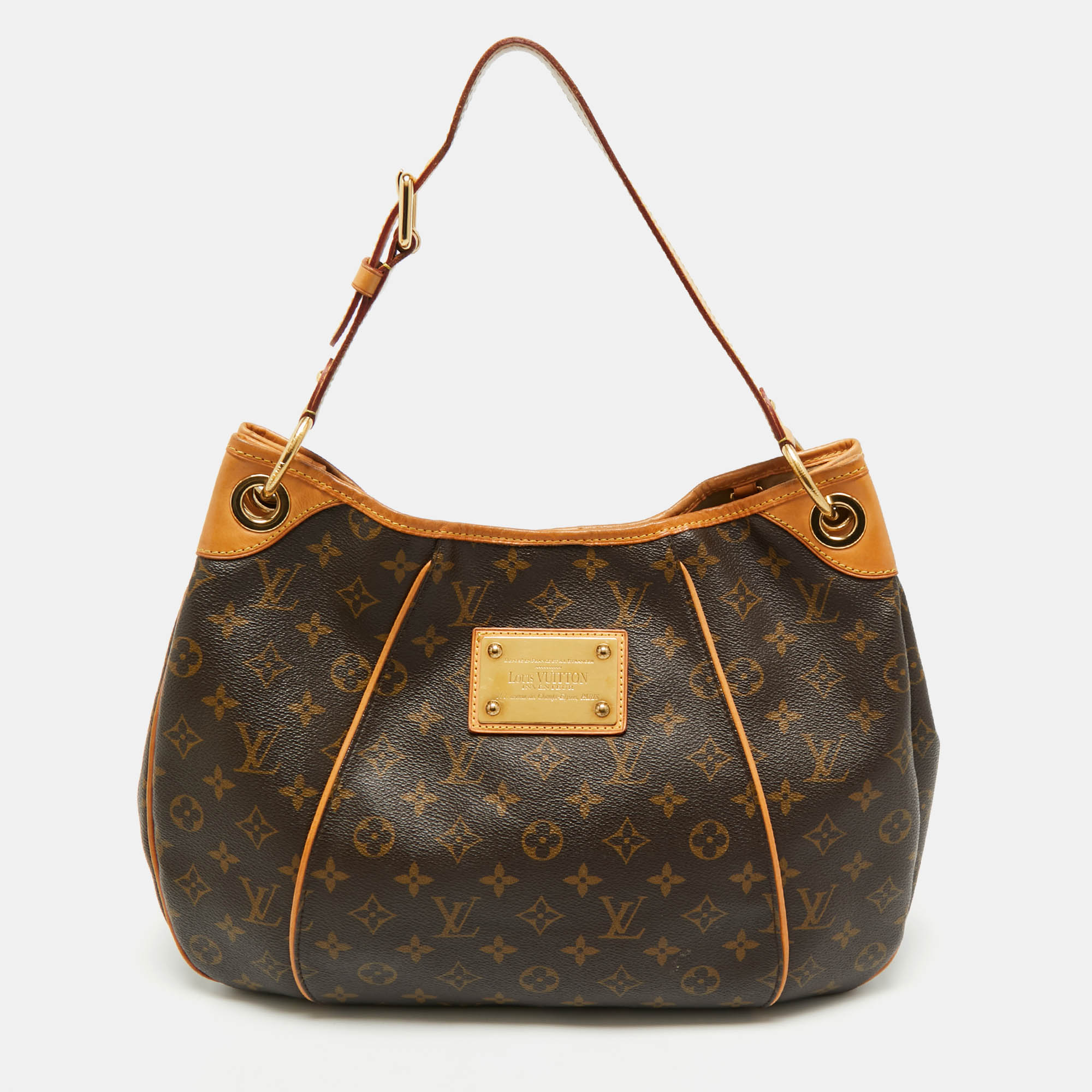 

Louis Vuitton Monogram Canvas Galliera PM Bag, Brown