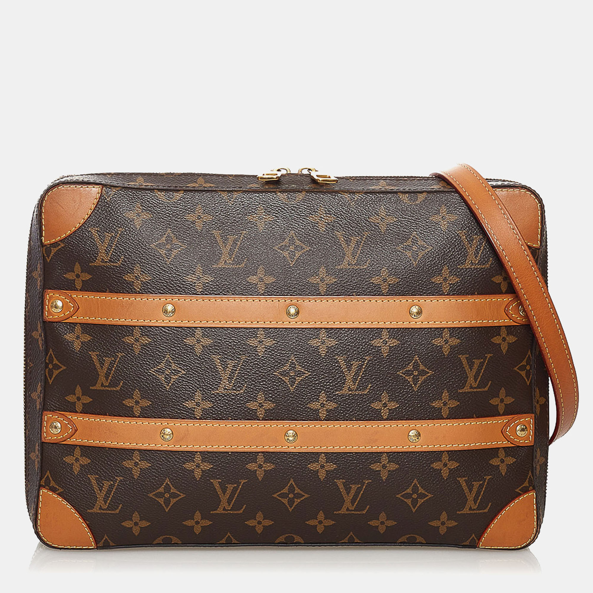 

Louis Vuitton Brown Monogram Soft Trunk Messenger