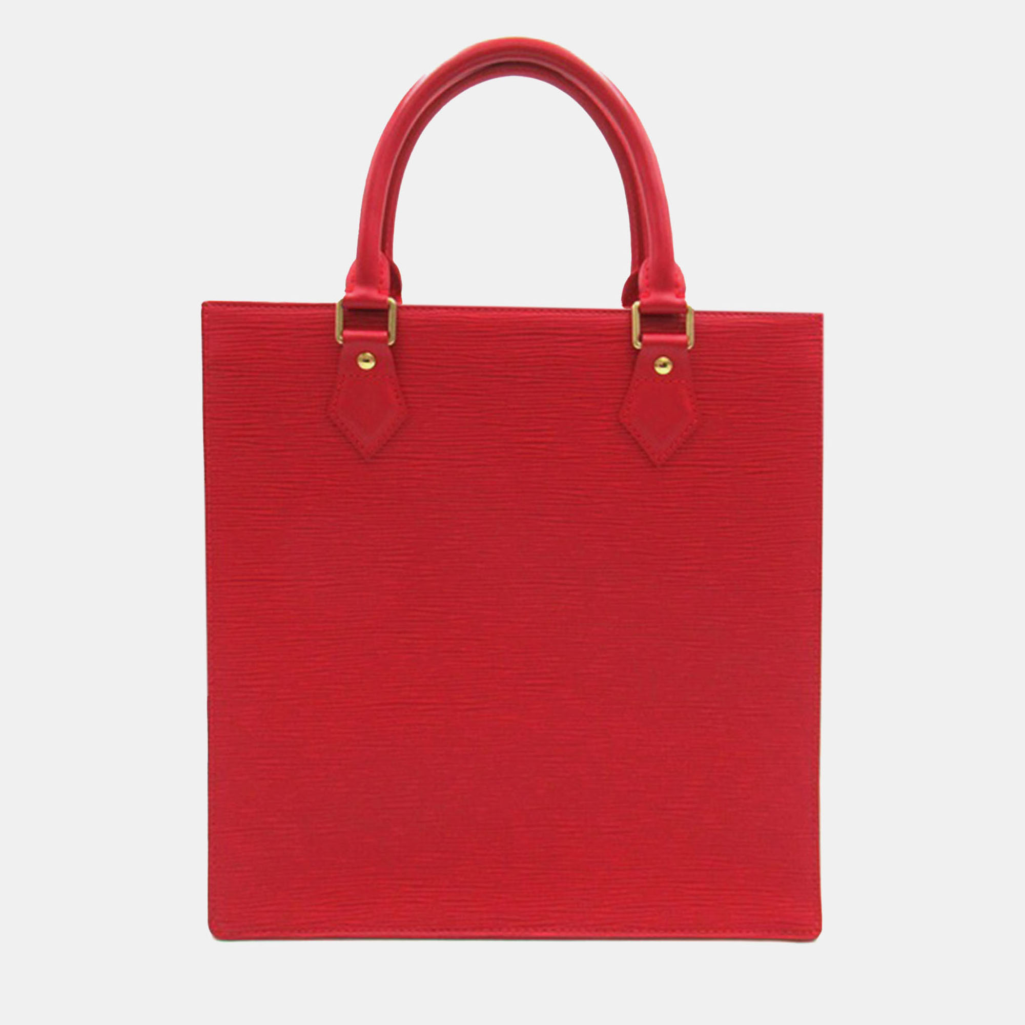 

Louis Vuitton Red Epi Sac Plat PM