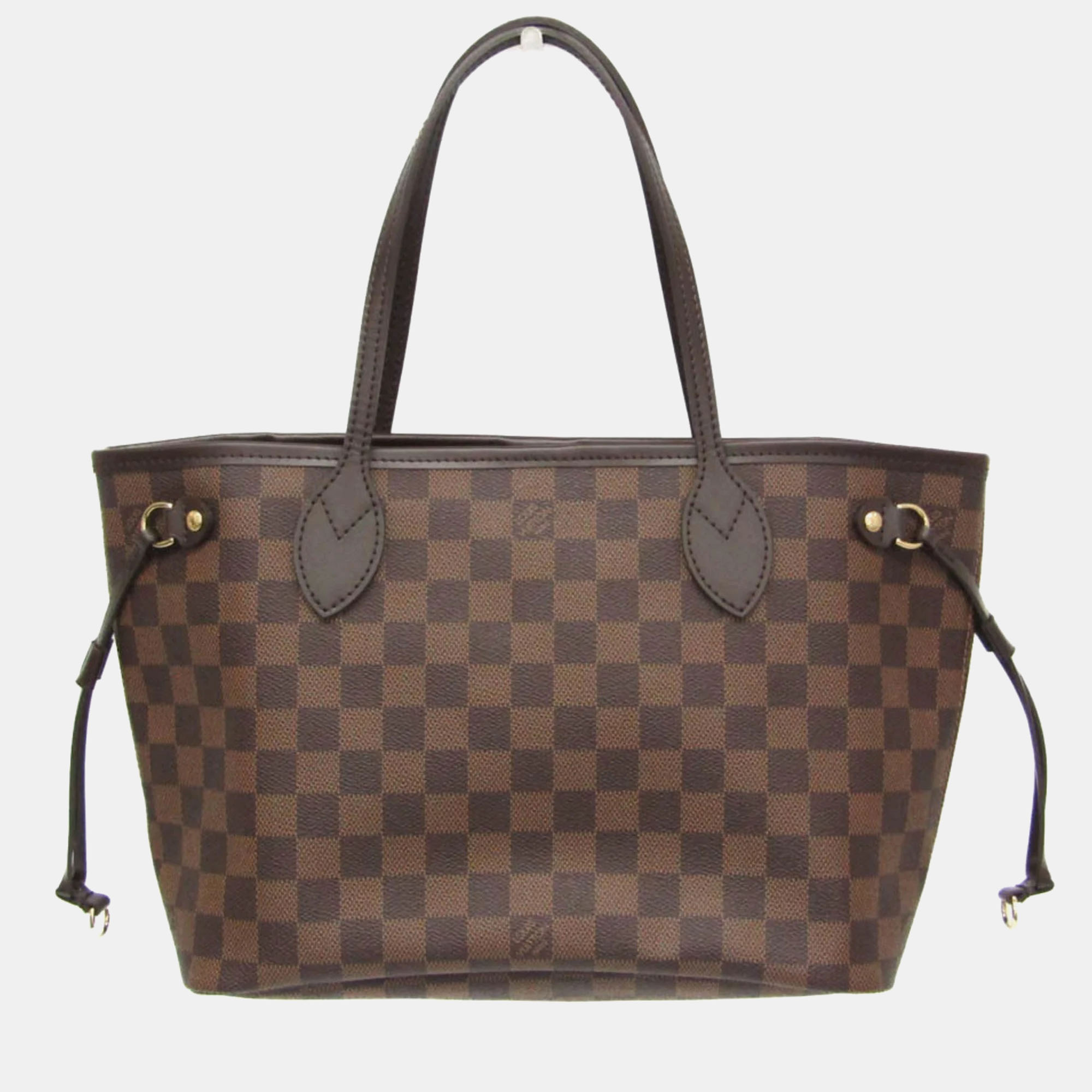 

Louis Vuitton Neverfull PM Damier Ebene Coated Canvas Tote Bag, Brown