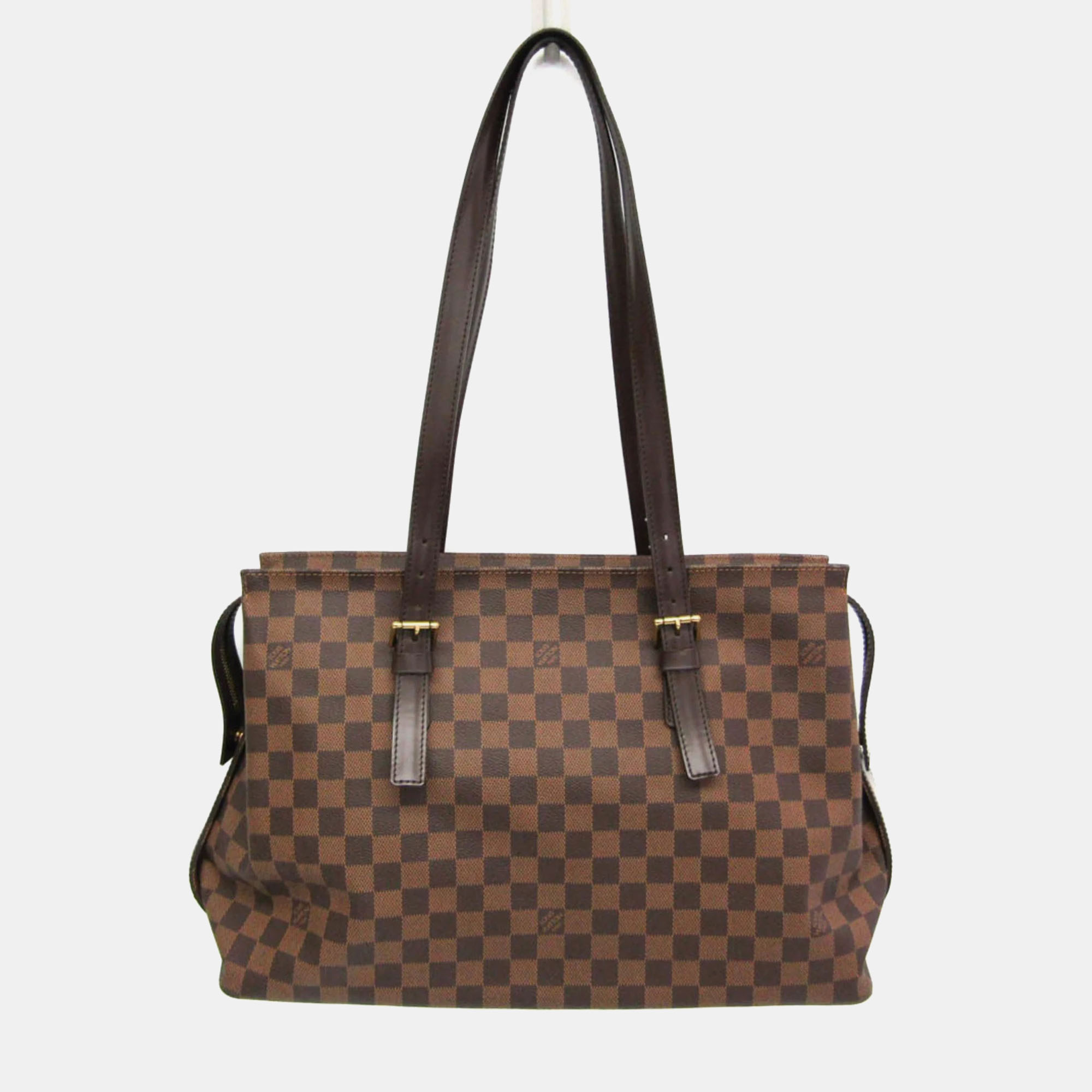 

Louis Vuitton Chelsea Damier Ebene Coated Canvas Shoulder Bag, Brown