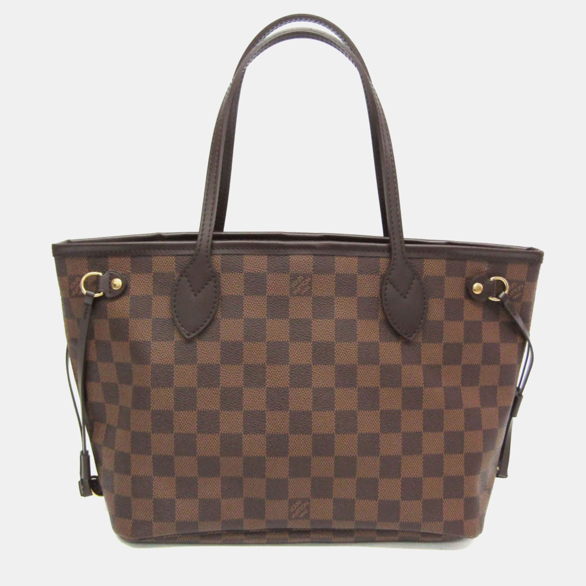 

Louis Vuitton Neverfull PM Damier Ebene Coated Canvas Tote Bag, Brown