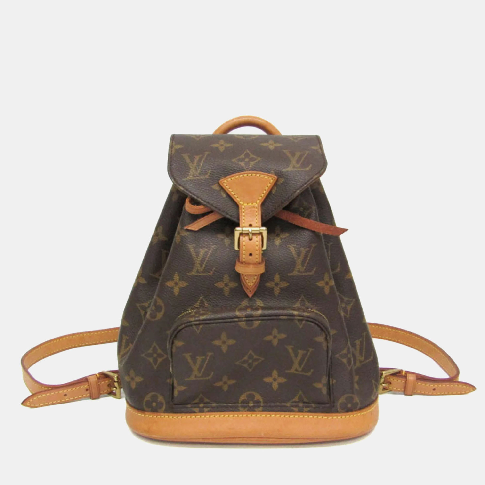 

Louis Vuitton Mini Montsouris Monogram Coated Canvas Backpack, Brown