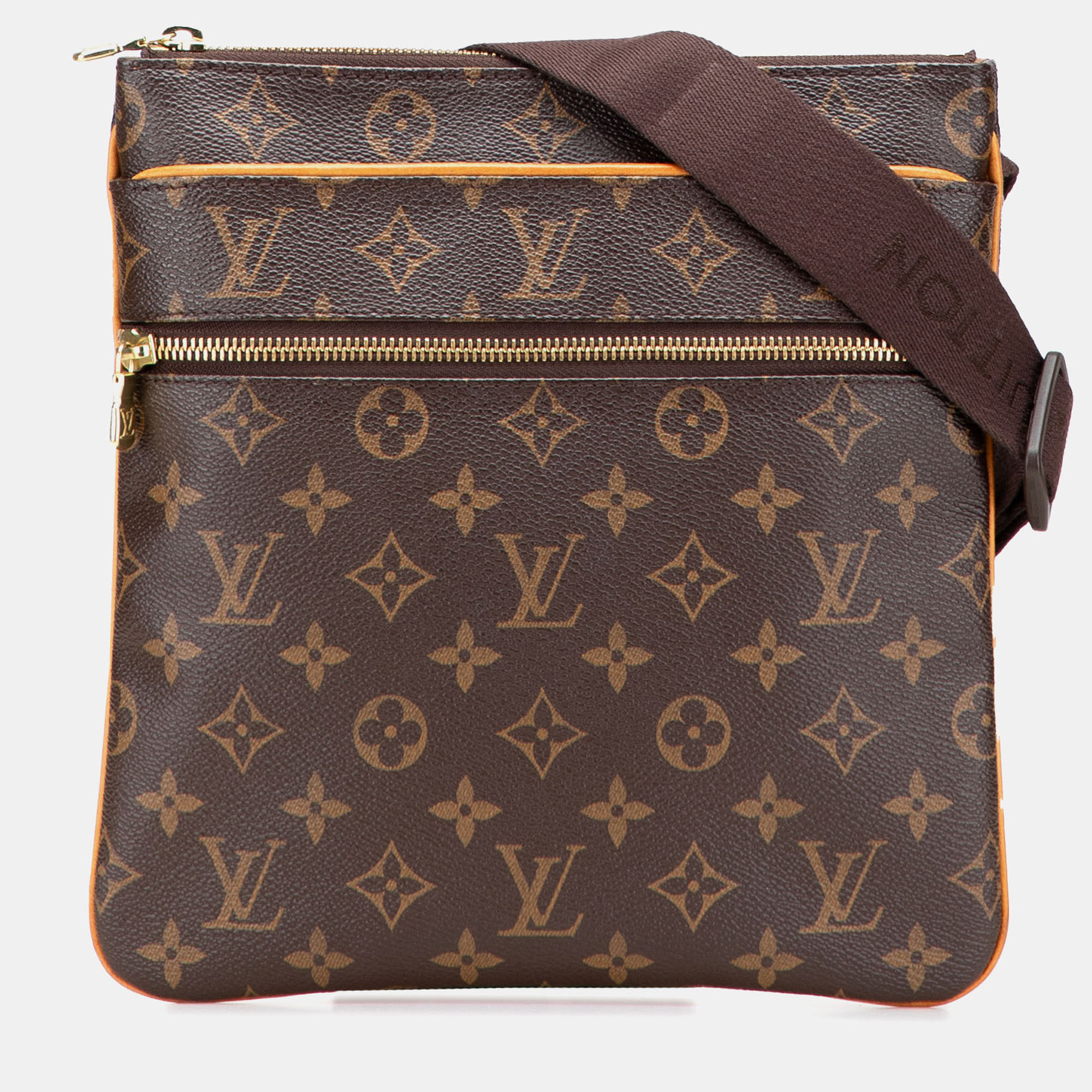 

Louis Vuitton Brown Monogram Pochette Valmy