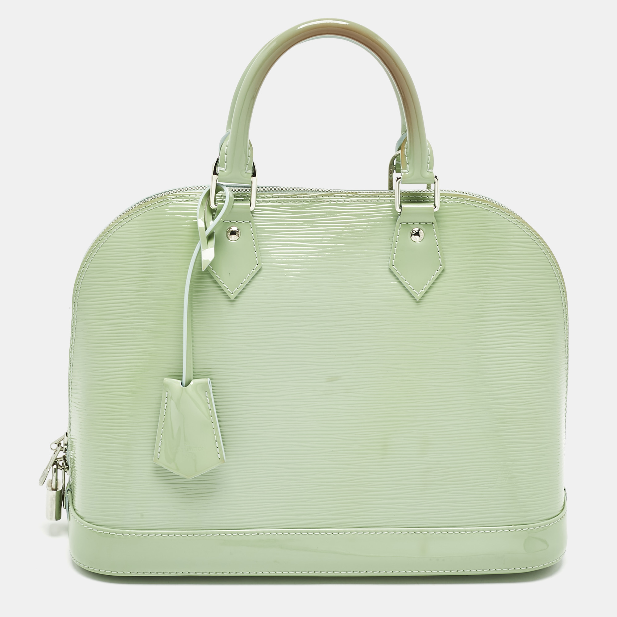 

Louis Vuitton Amande Electric Epi Leather Alma PM Bag, Green