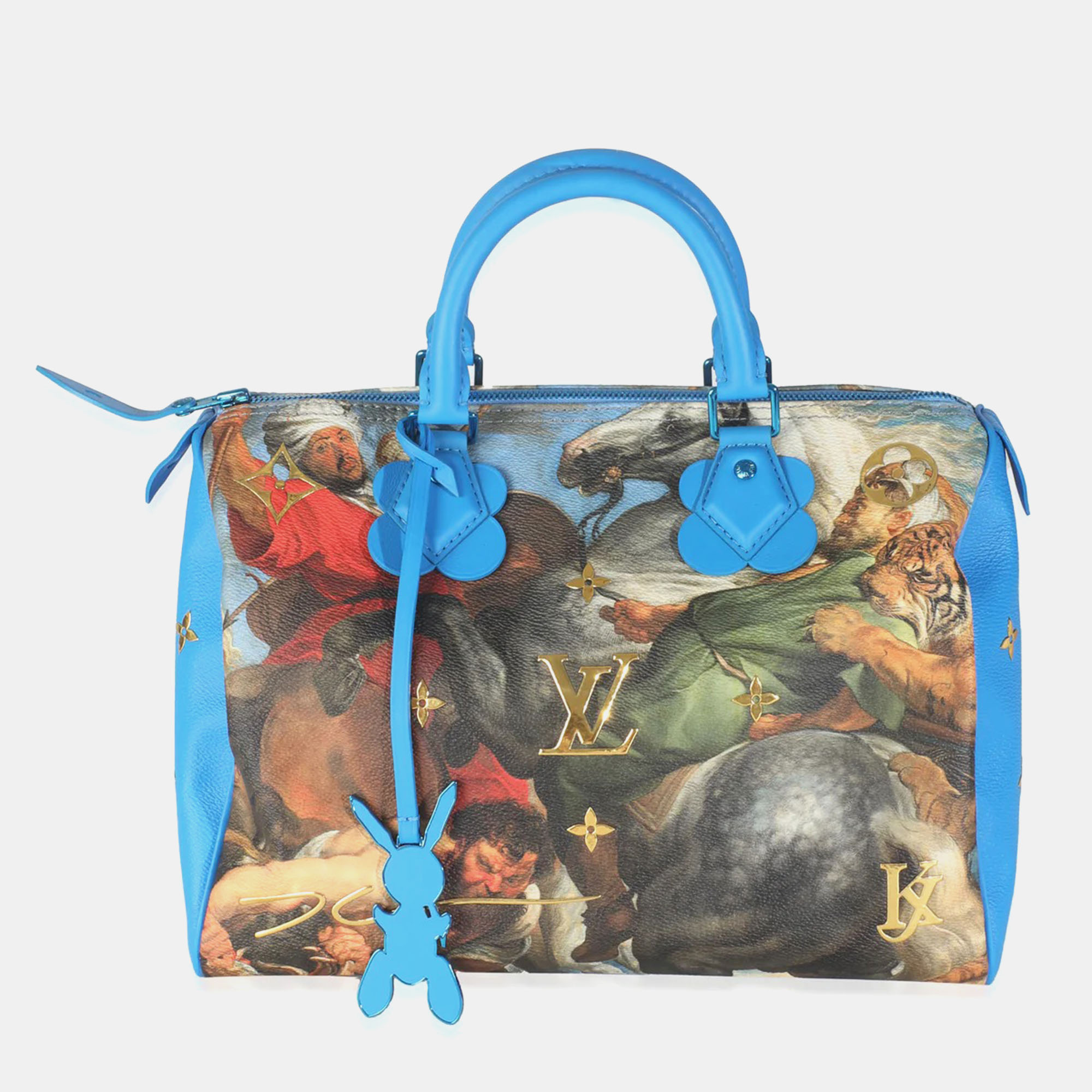 

Louis Vuitton x Jeff Koons Multicolor Canvas Master's Collection Rubens Speedy 3