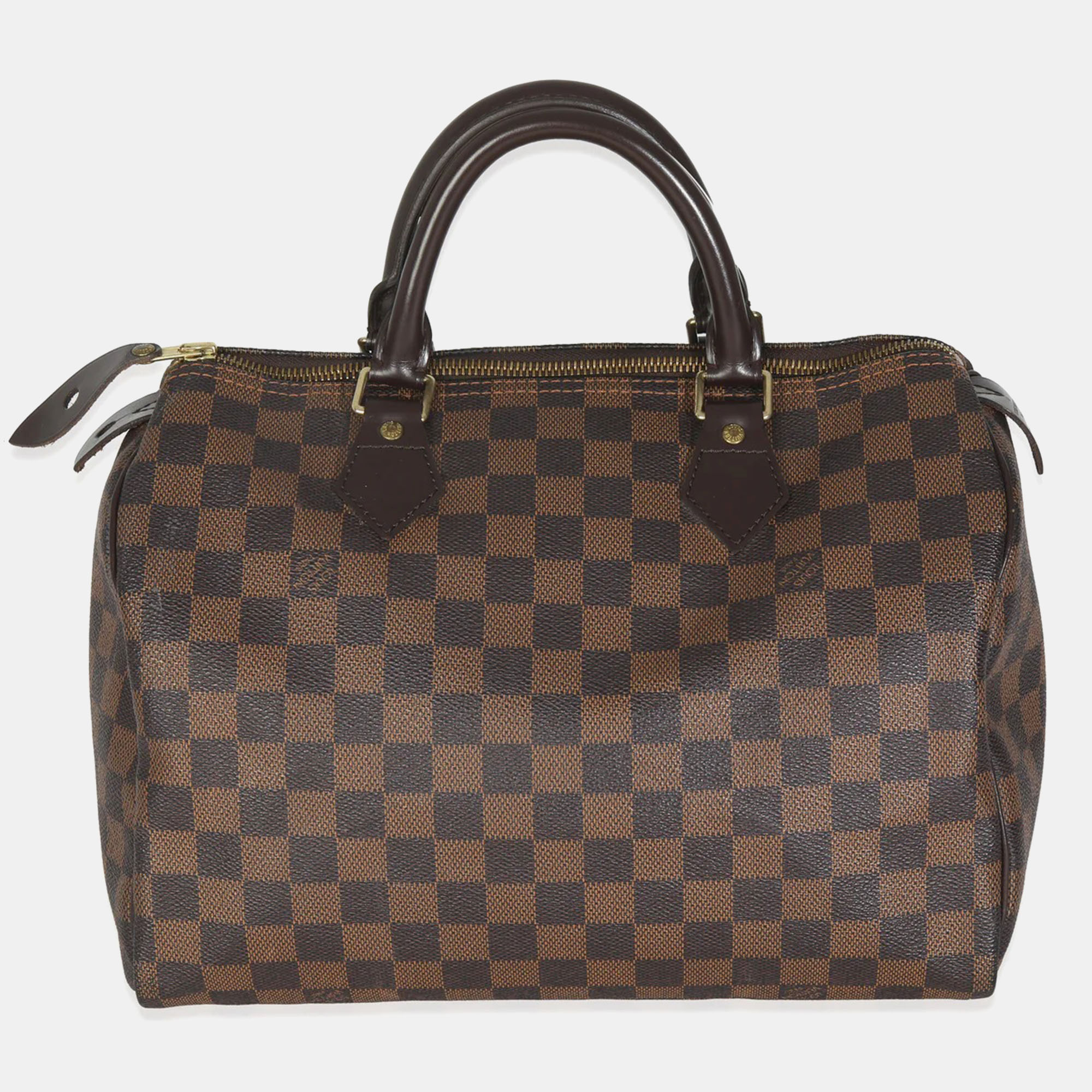 

Louis Vuitton Damier Ebene Canvas Speedy 30 Bag, Brown