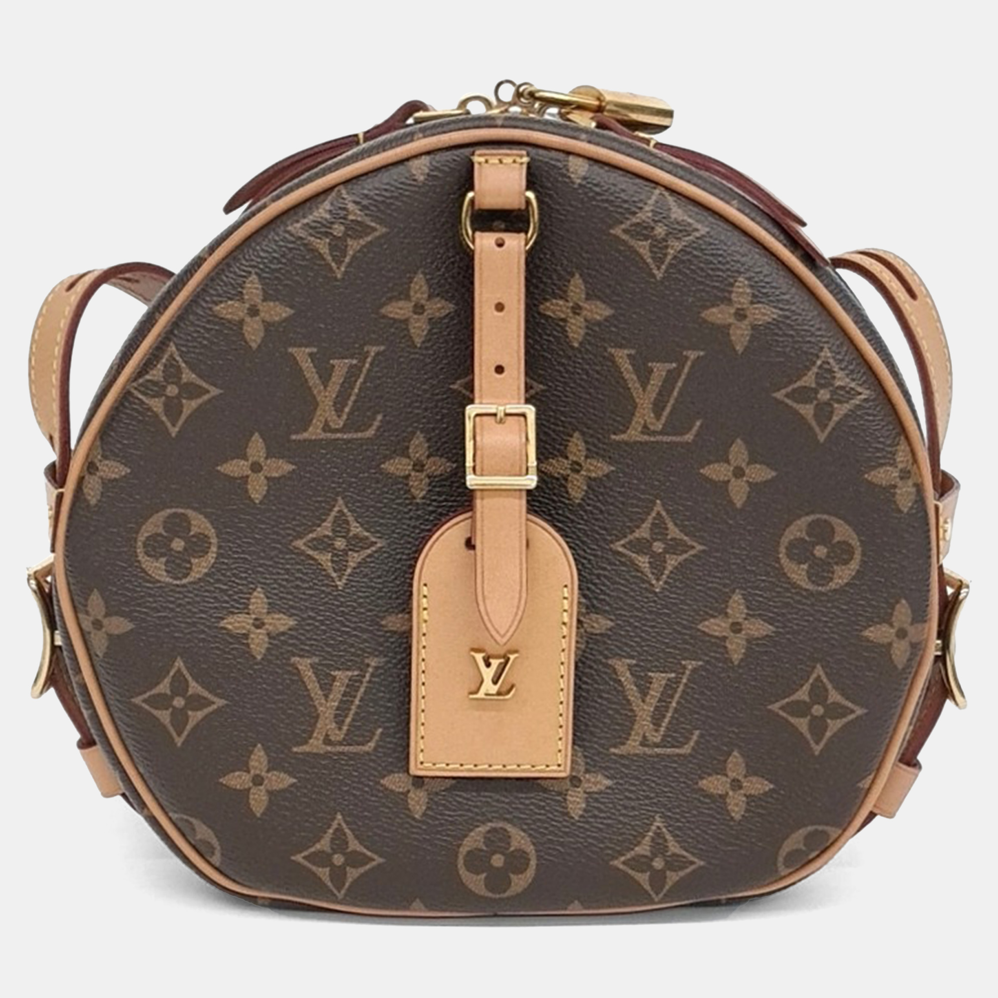 

Louis Vuitton Brown Coated Canvas Boite Chapeau Souffle