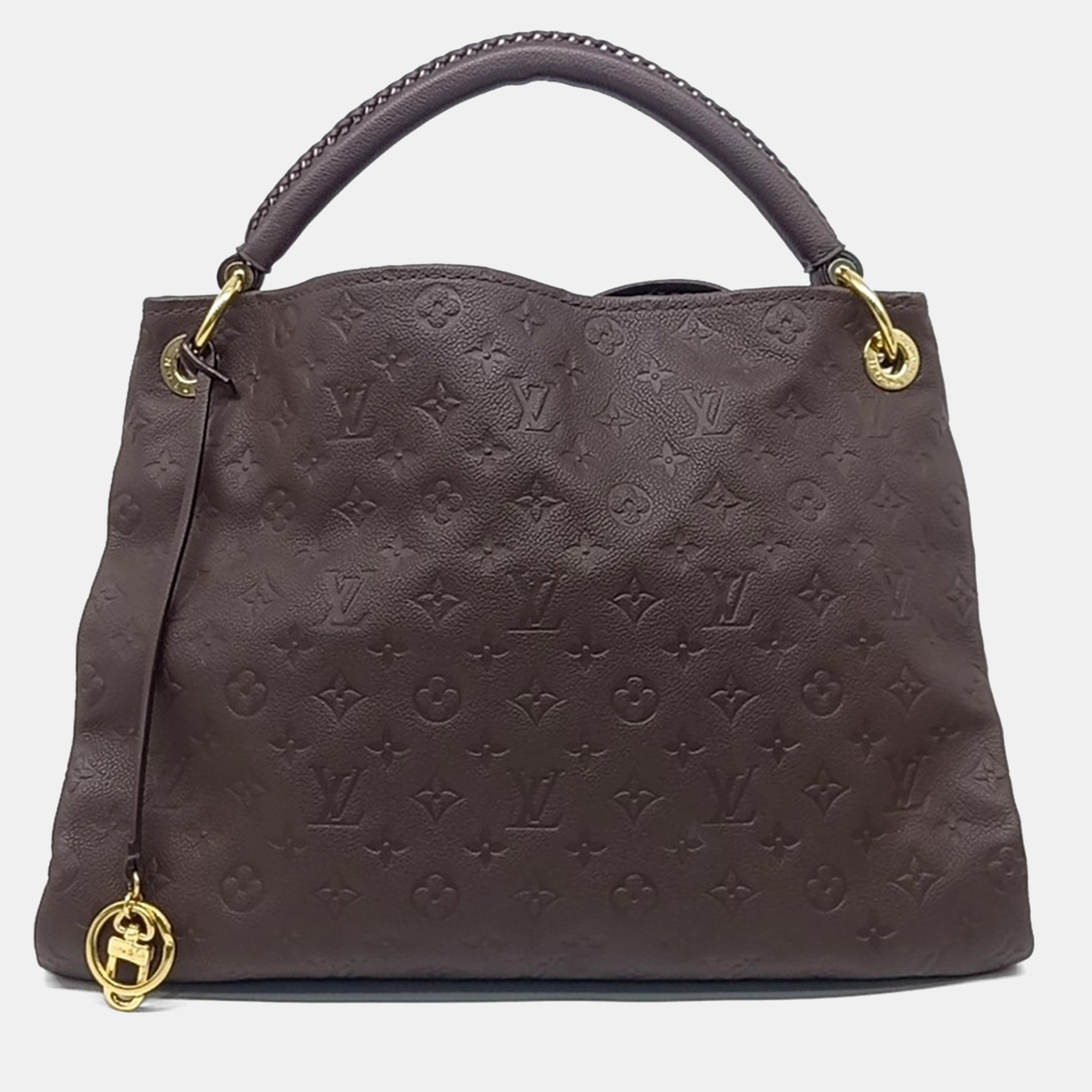 

Louis Vuitton Brown Monogram Empreinte Leather Atchi MM Bag