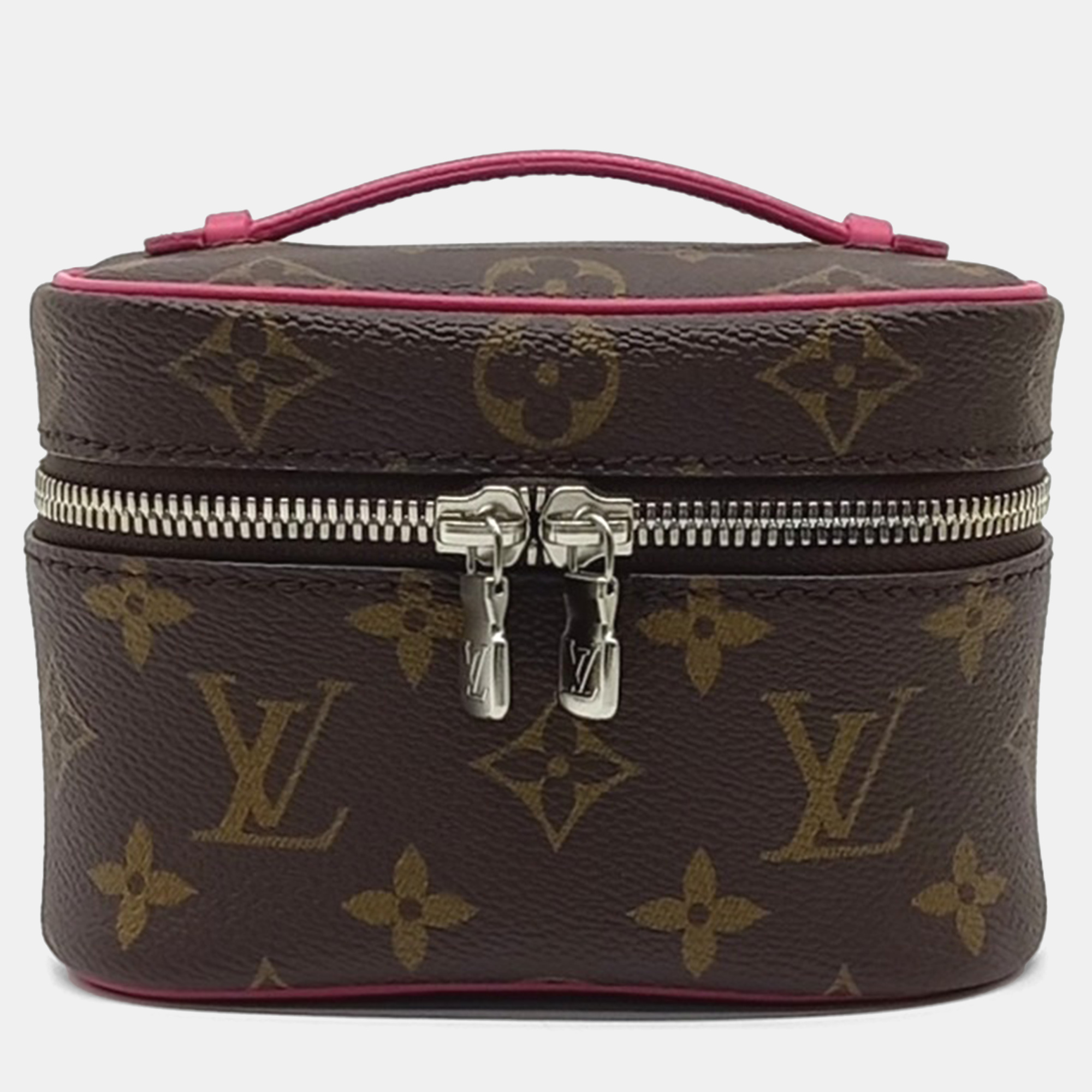 

Louis Vuitton Brown Canvas Macassar Nice Nano