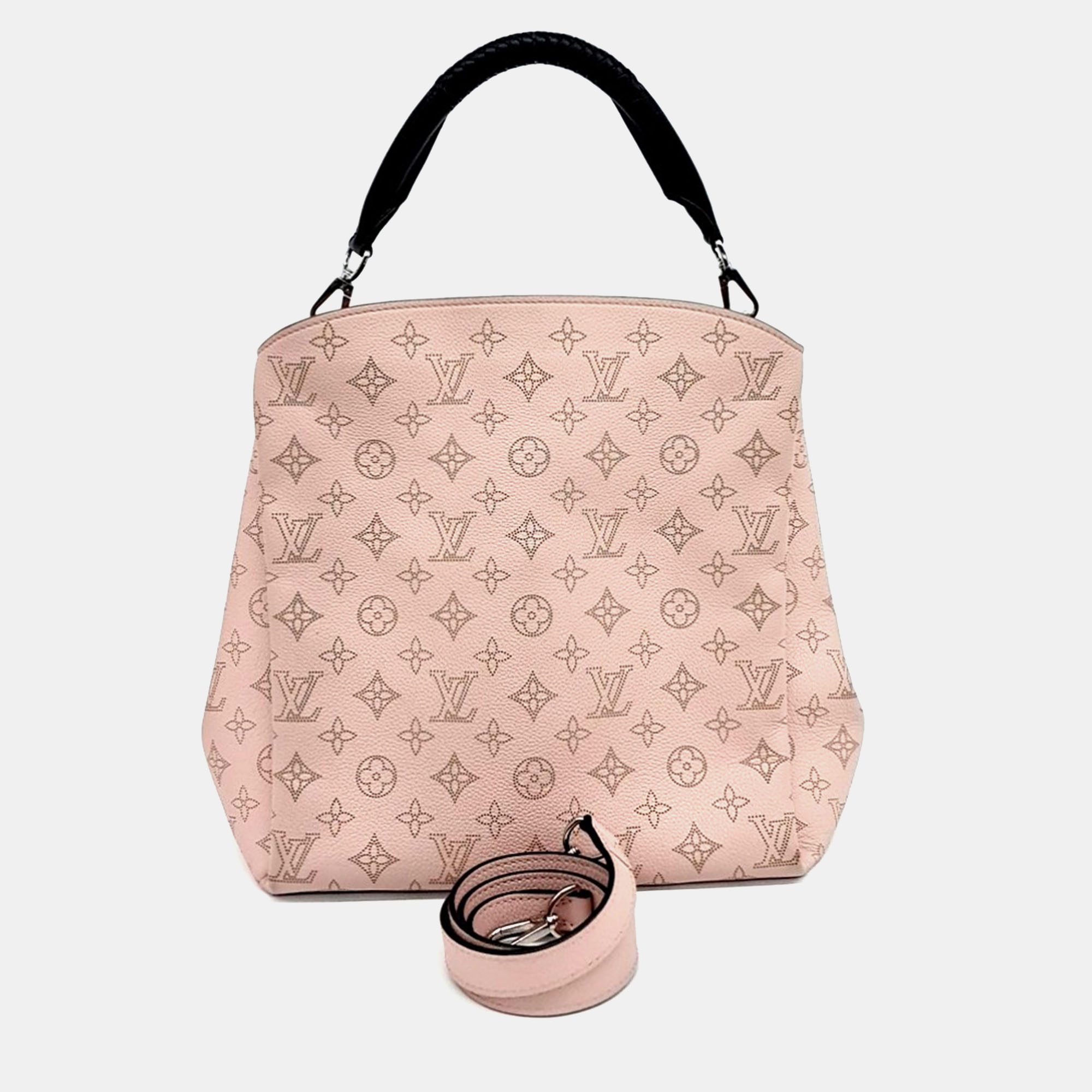

Louis Vuitton Pink Leather Mahina Babylon PM