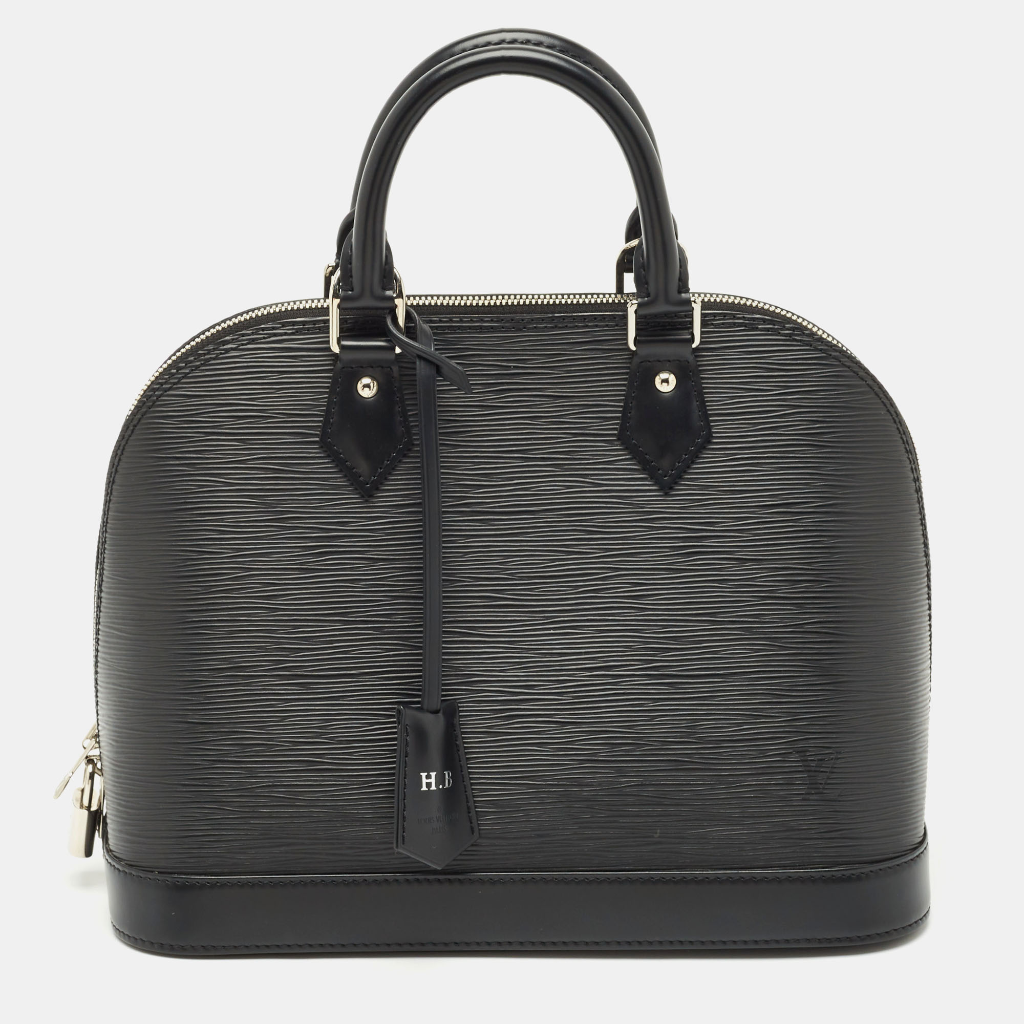 

Louis Vuitton Black Epi Leather Alma PM Bag