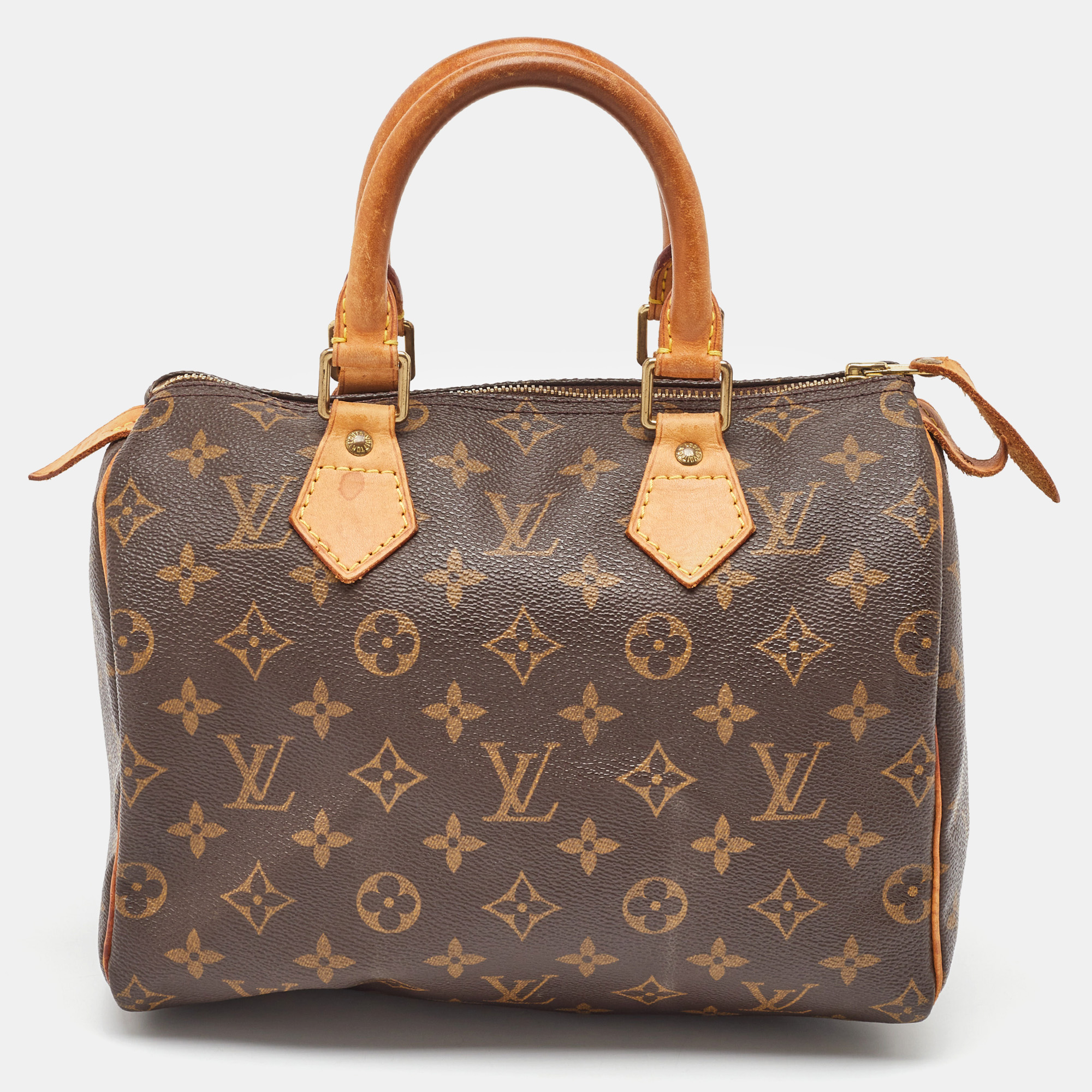 

Louis Vuitton Monogram Canvas Speedy 25 Bag, Brown