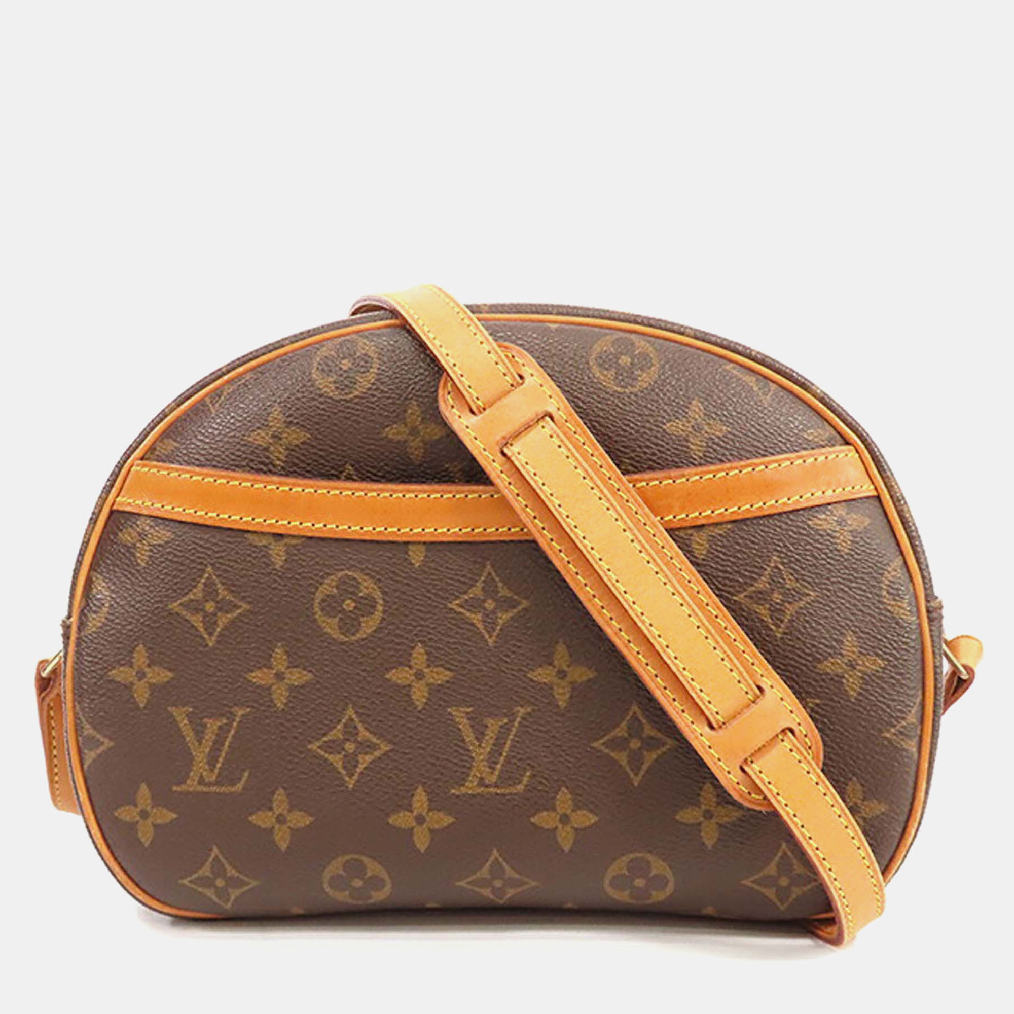 Pre-owned Louis Vuitton Brown Monogram Blois
