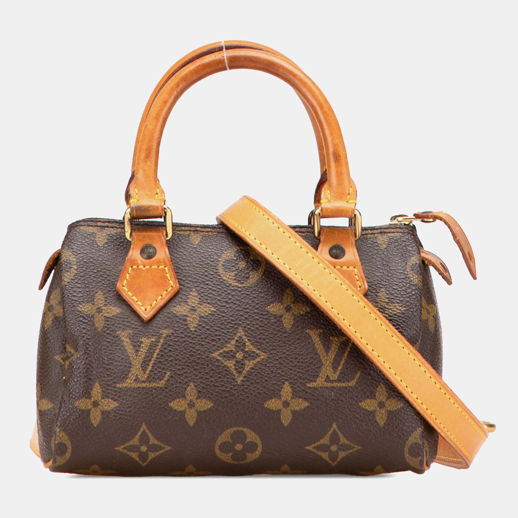 

Louis Vuitton Brown Monogram Mini Speedy HL