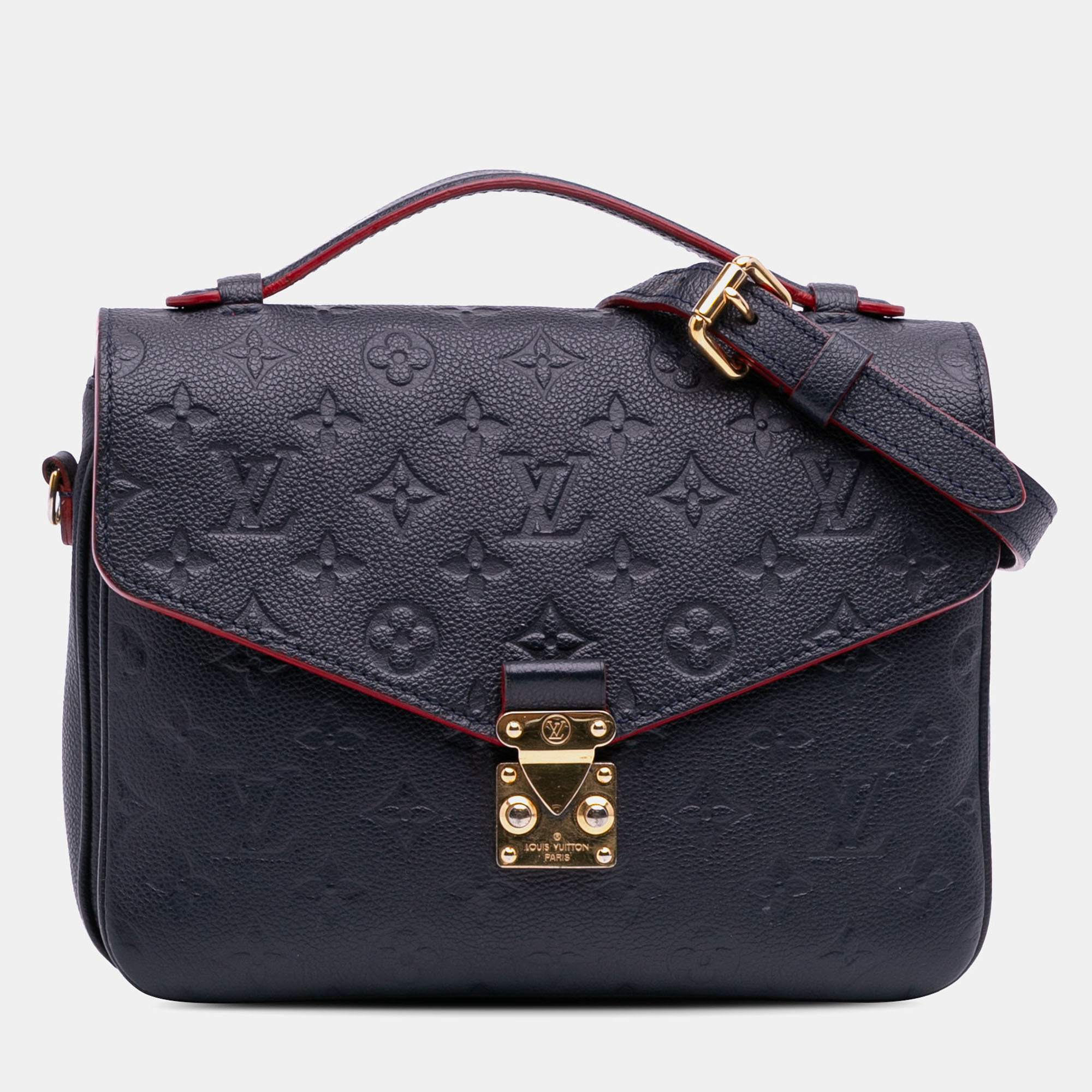 

Louis Vuitton Blue Monogram Empreinte Pochette Metis