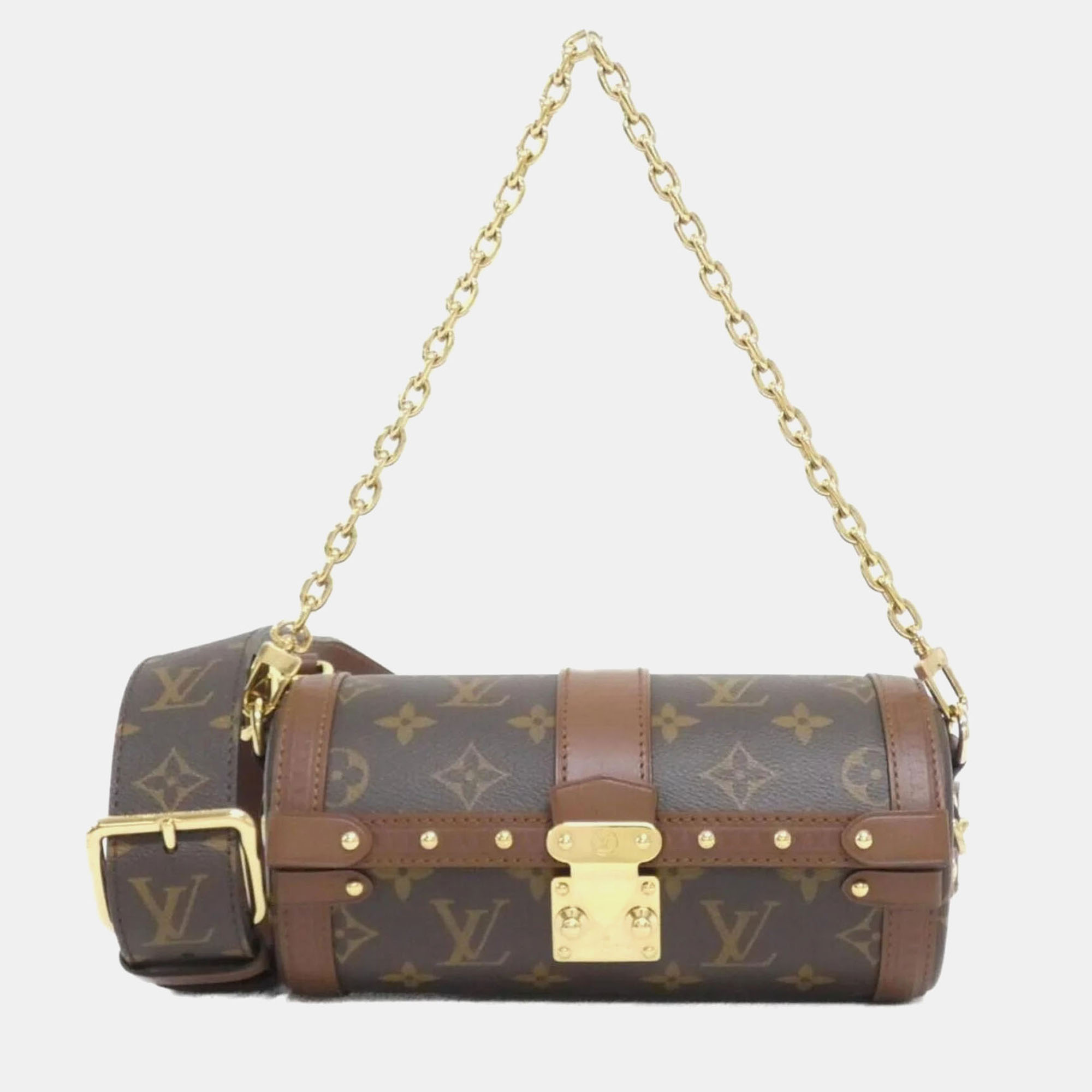 

Louis Vuitton Papillon Trunk Monogram Coated Canvas Shoulder Bag, Brown