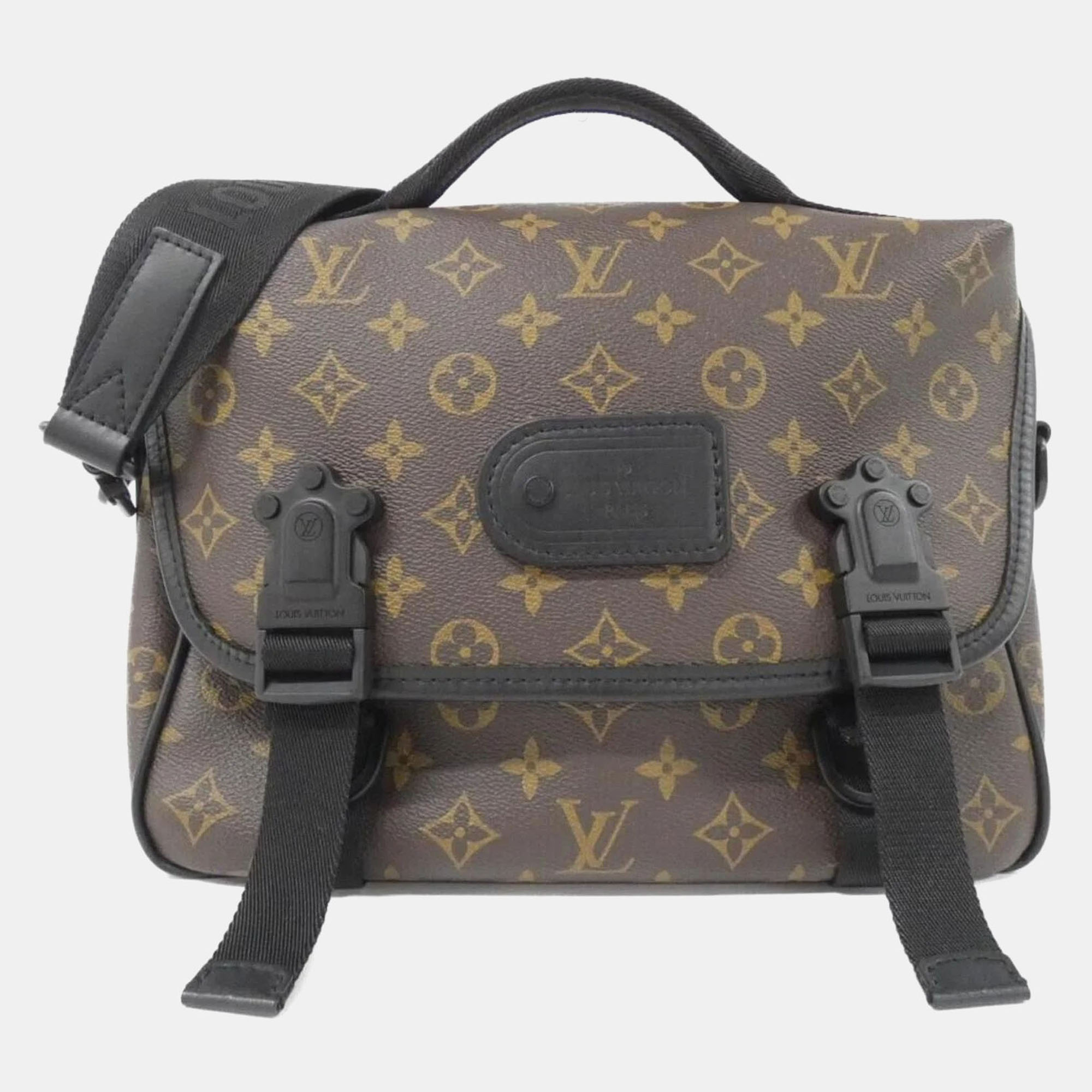 

Louis Vuitton LV Trail Messenger Monogram Macassar Shoulder Bag, Brown