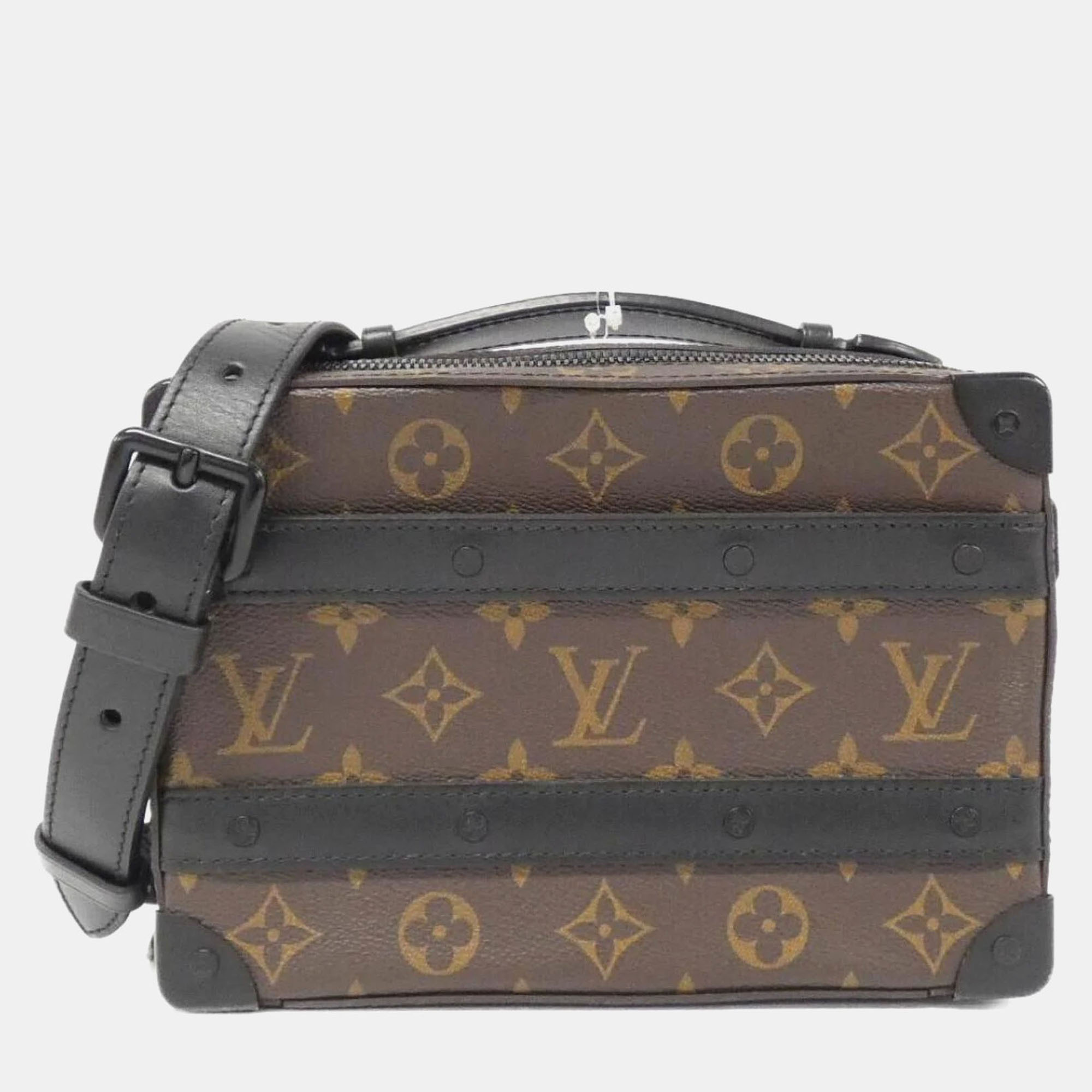 

Louis Vuitton Monogram Macassar Handle Soft Trunk Shoulder Bag, Brown