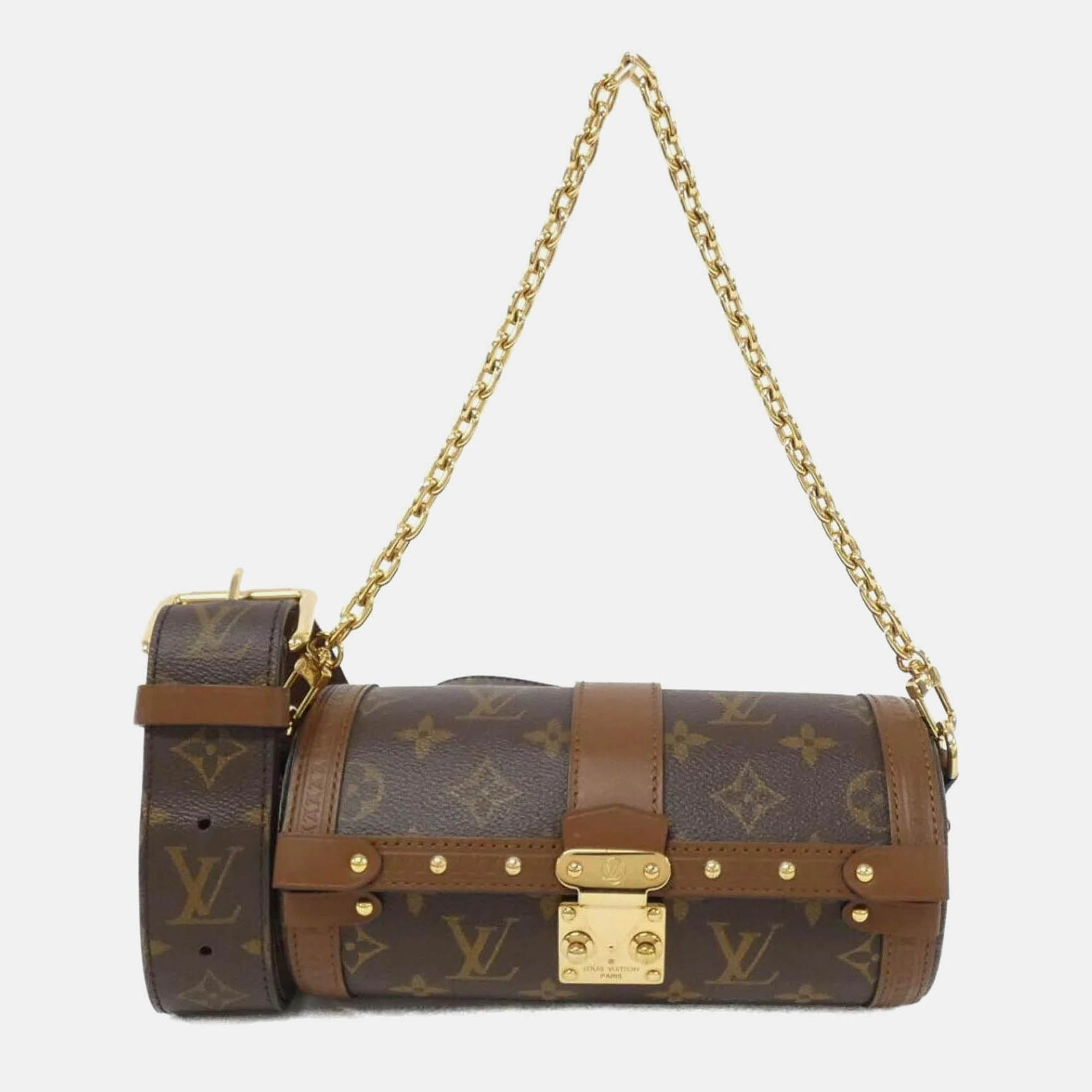 Pre-owned Louis Vuitton Papillon Trunk Monogram Shoulder Bag In Brown