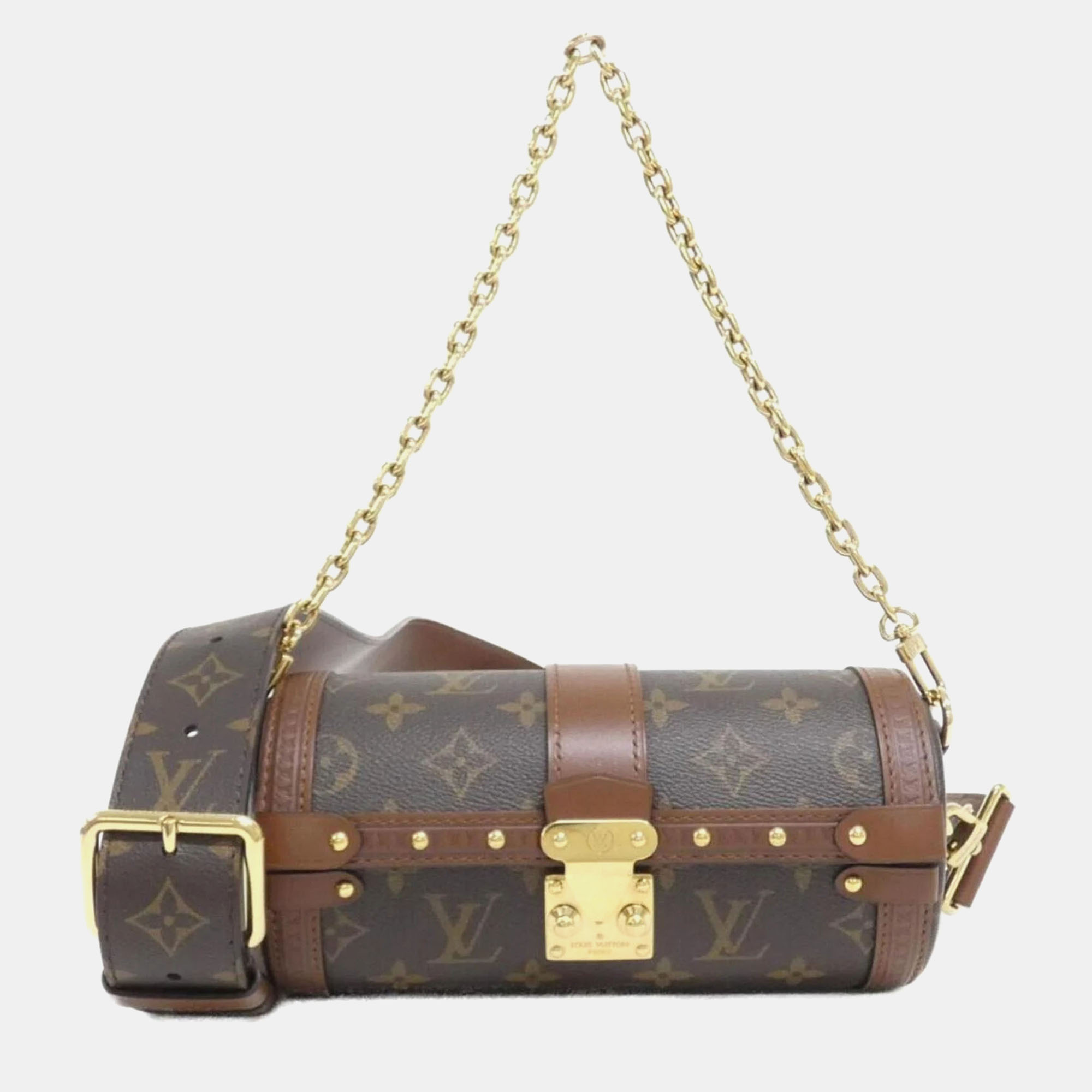 

Louis Vuitton Papillon Trunk Monogram Canvas Shoulder Bag, Brown