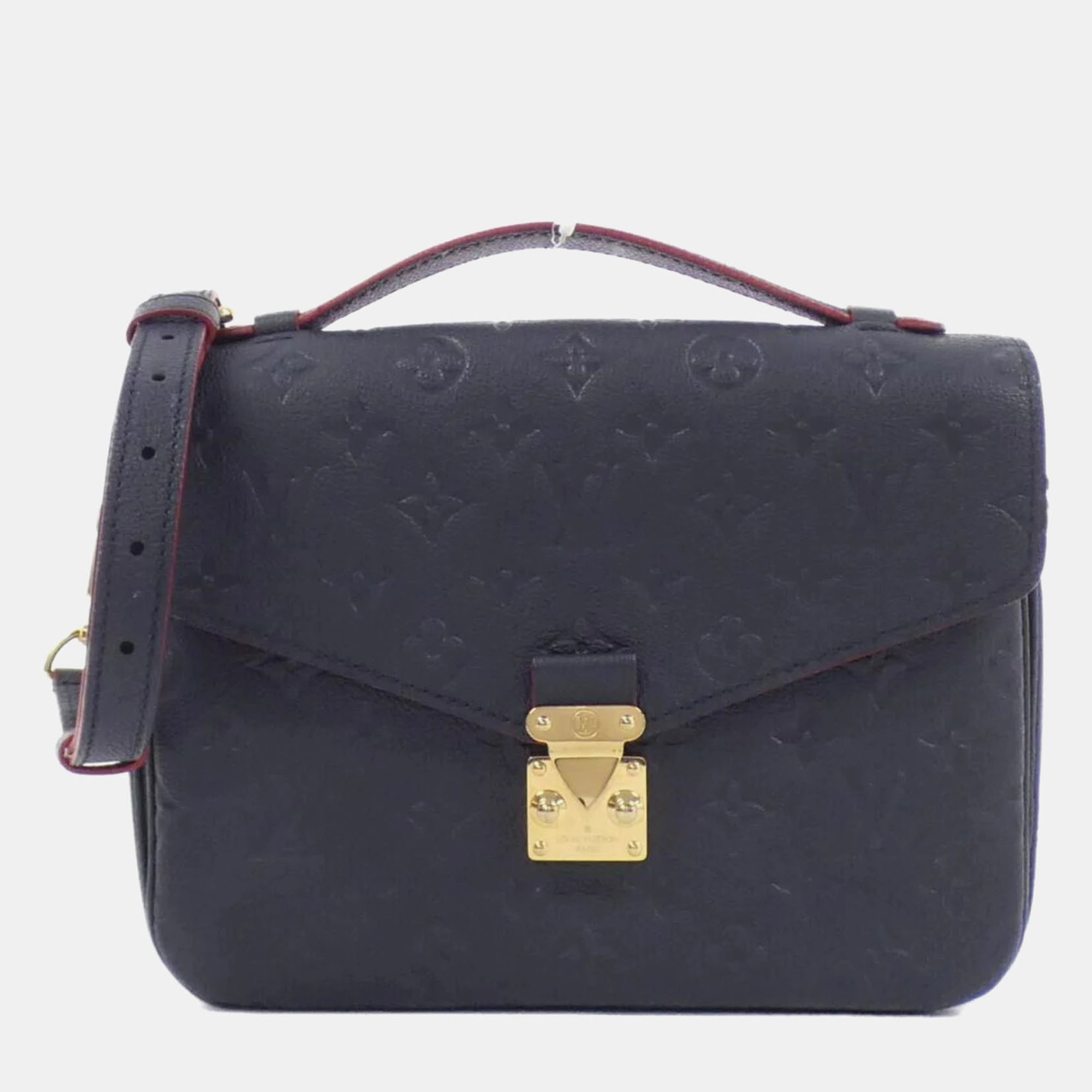 

Louis Vuitton Pochette Metis MM Monogram Empreinte Bag, Blue