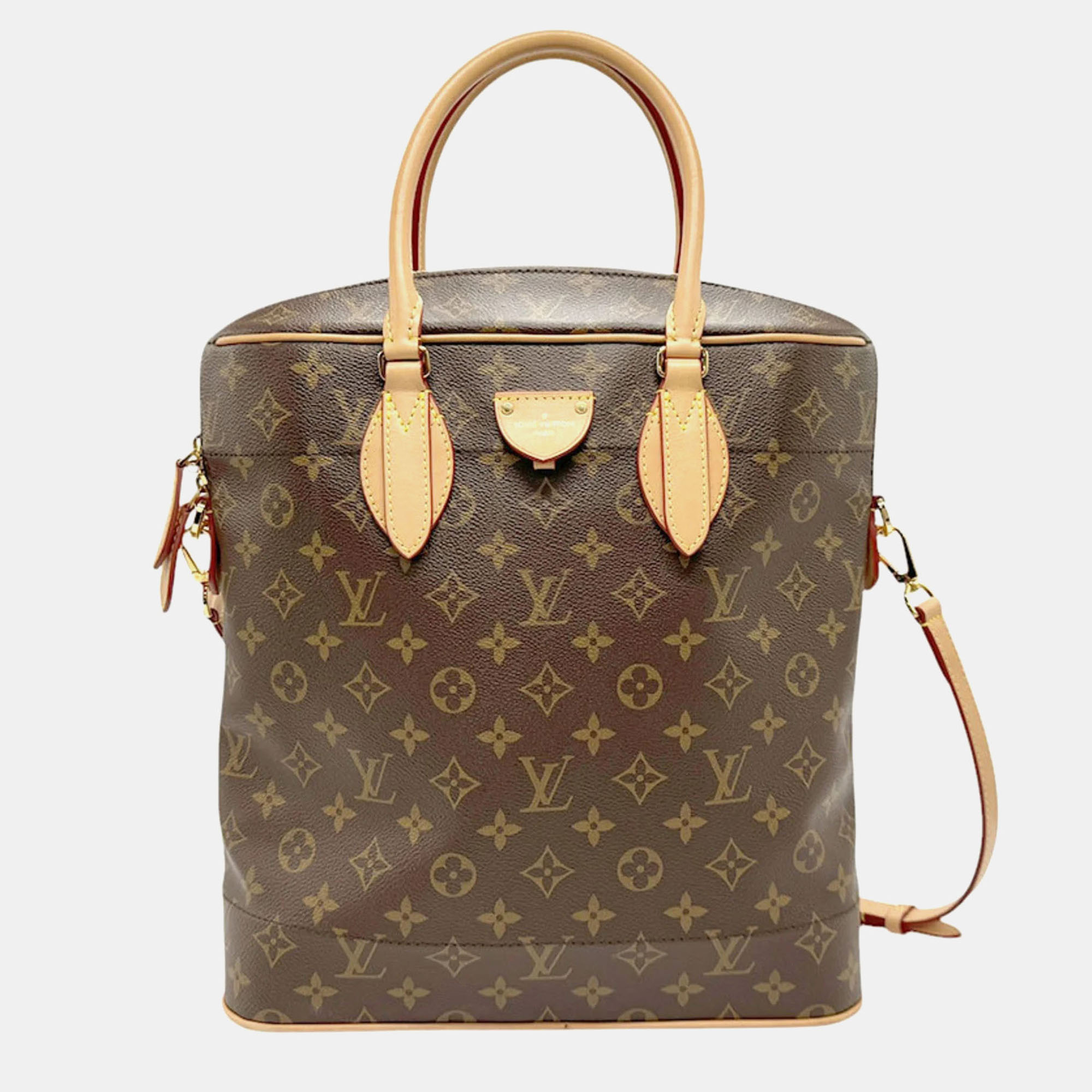 

Louis Vuitton Carryall MM Brown Monogram Coated Canvas Shoulder Bag