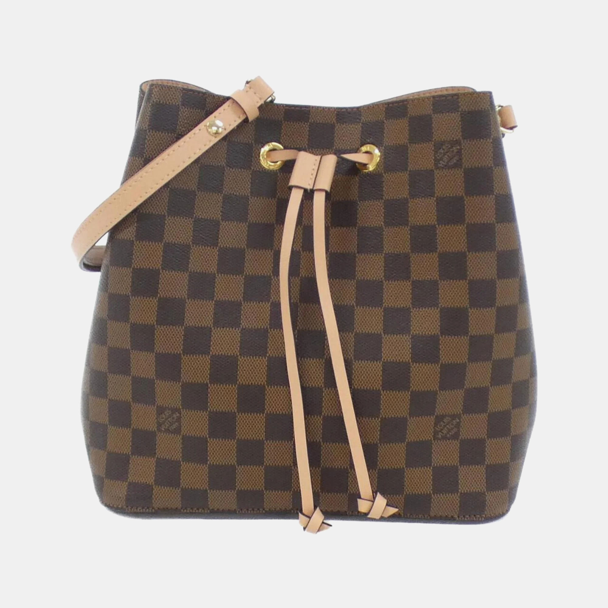 

Louis Vuitton Neo Noe Damier Ebene Coated Canvas Shoulder Bag, Brown
