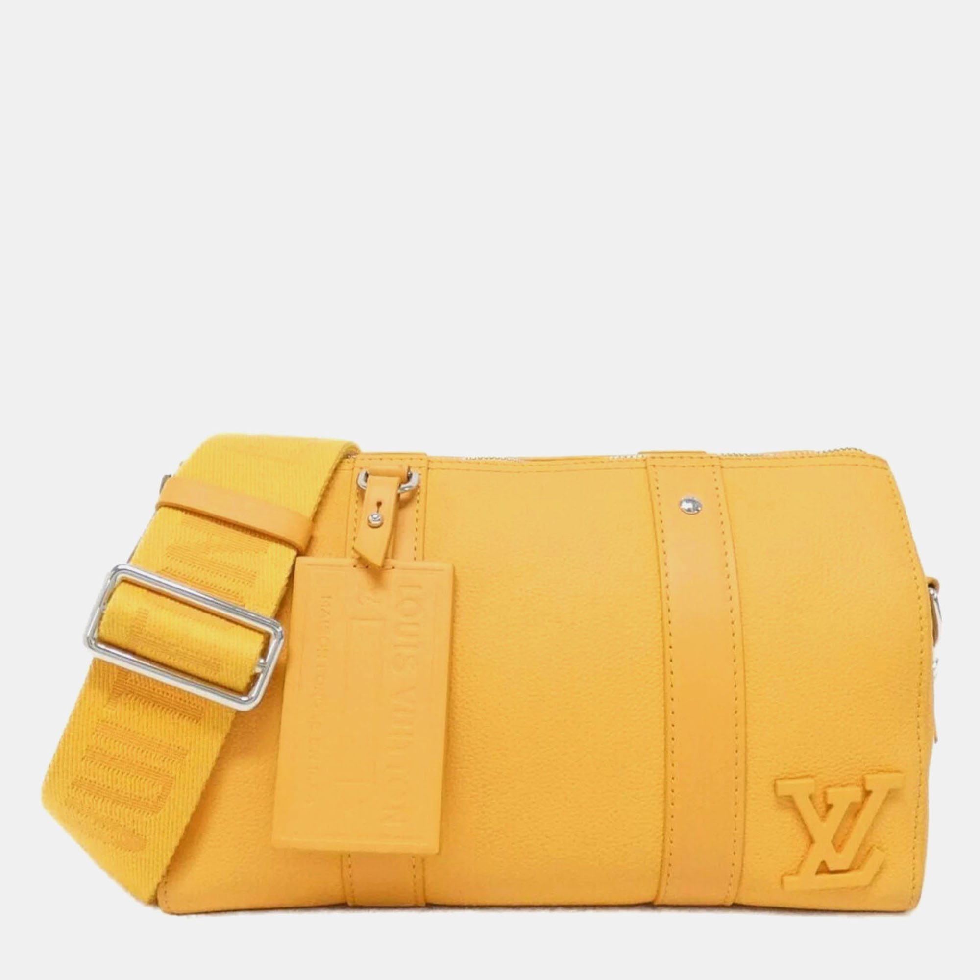 

Louis Vuitton Lv Aerogram City Keepall Boston Bag, Yellow