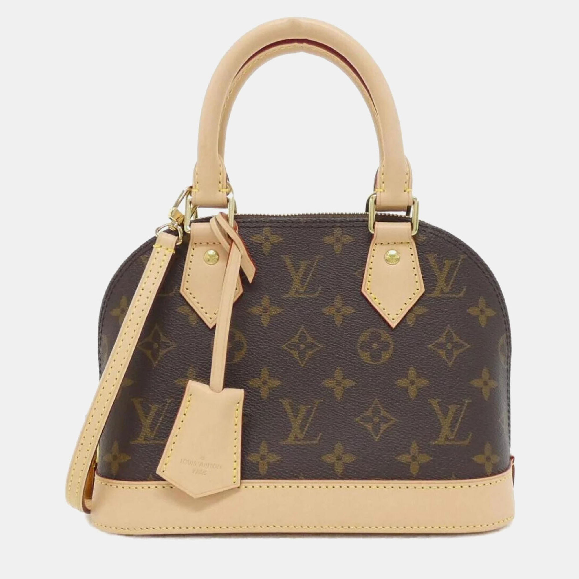 

Louis Vuitton Alma BB Monogram Coated Canvas Shoulder Bag, Brown