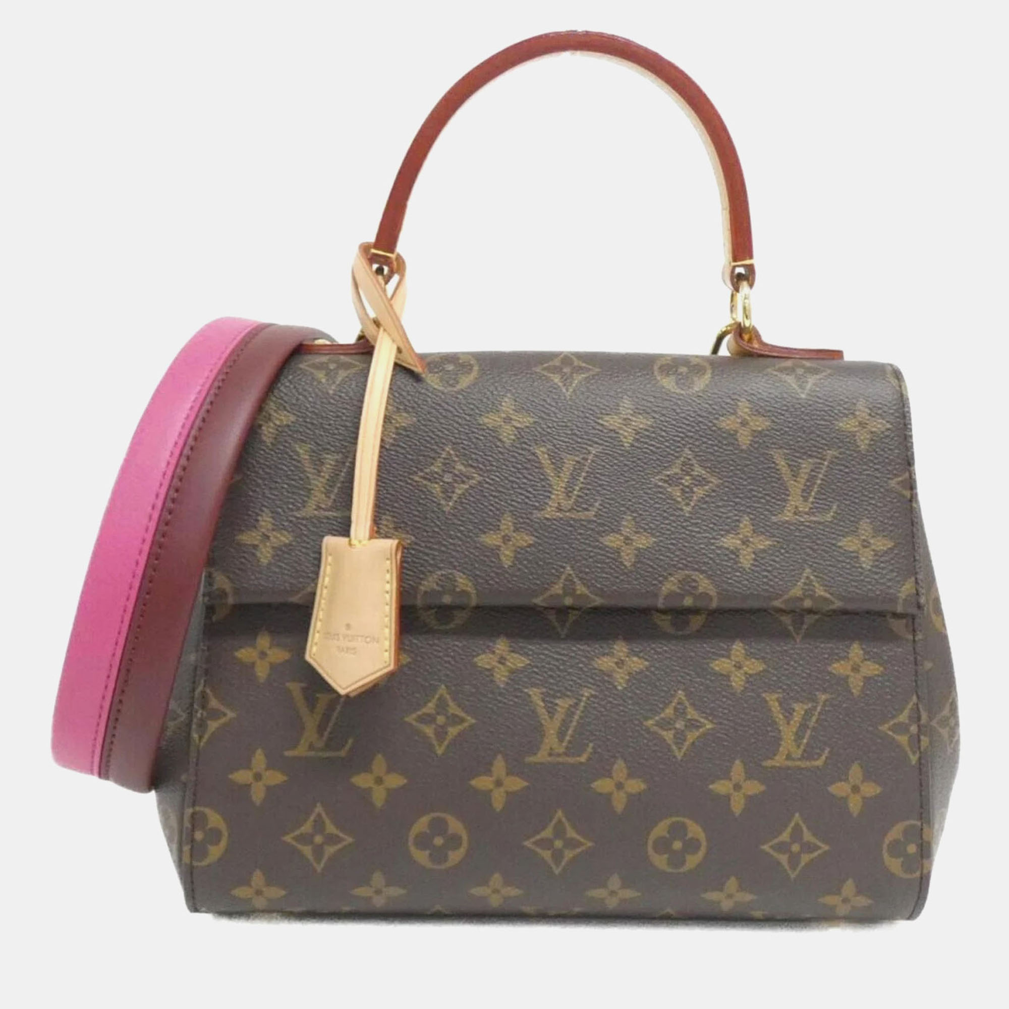 

Louis Vuitton Cluny BB Brown Monogram Coated Canvas Leather Handbag