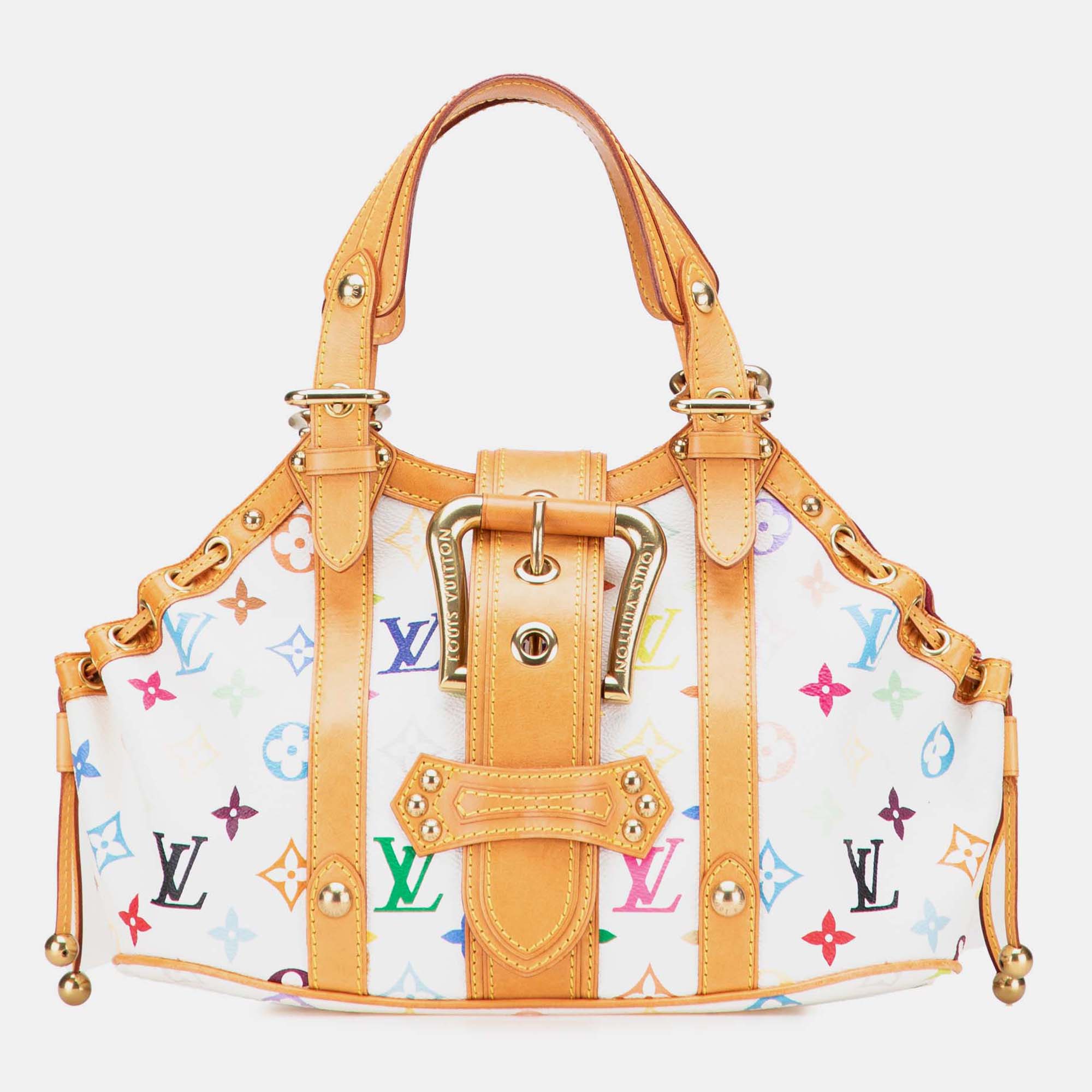 

Louis Vuitton Brown/White Monogram Multicolore Theda PM