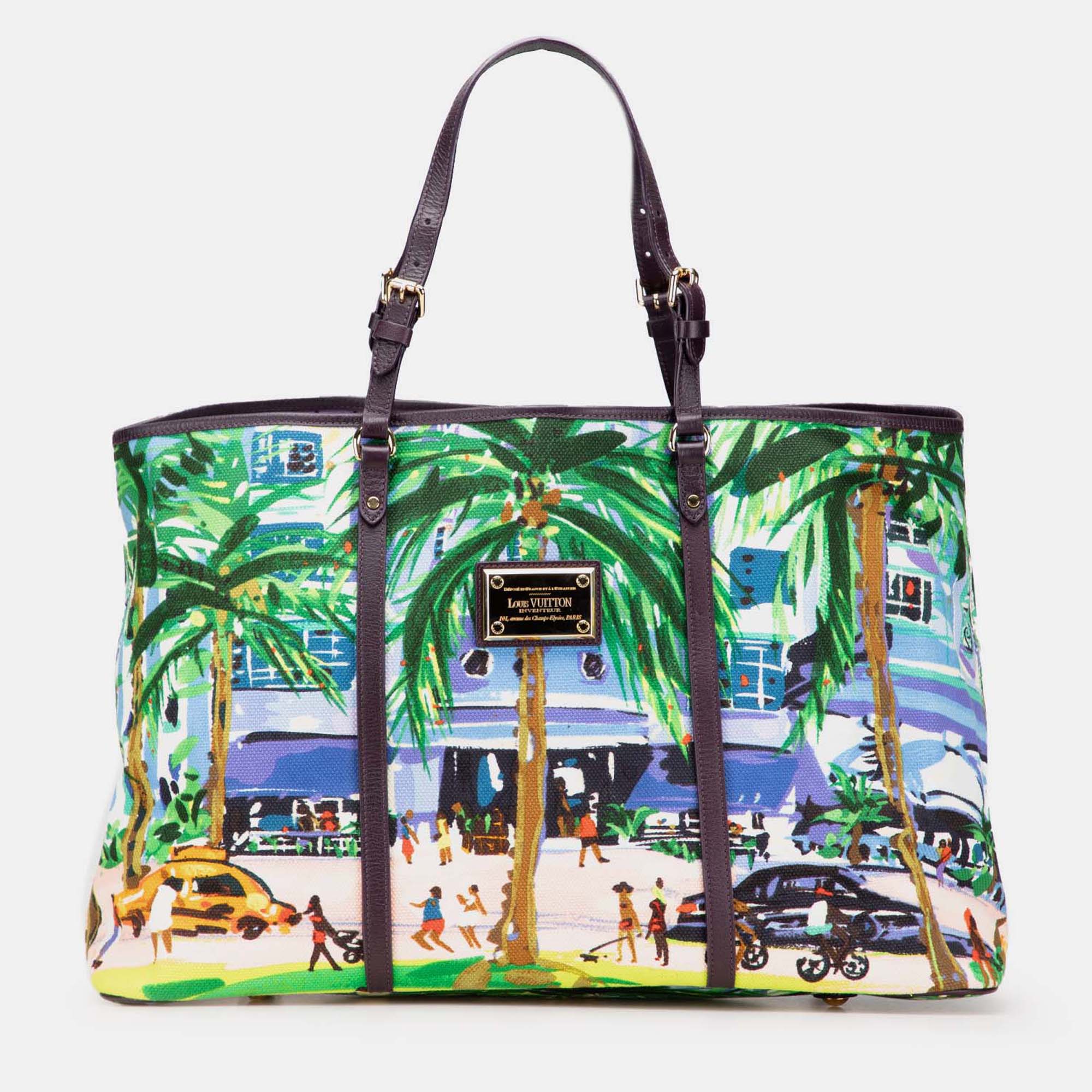 

Louis Vuitton Blue Ailleurs Cabas Promenade GM