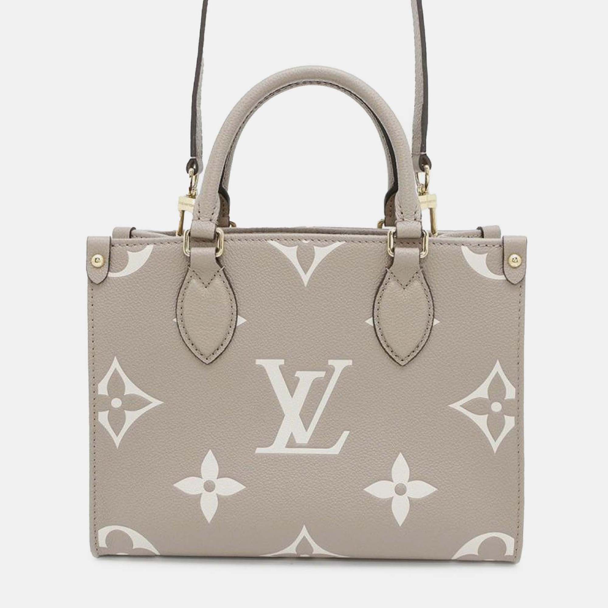 

Louis Vuitton Grey Monogram Empreinte Giant OnTheGo PM