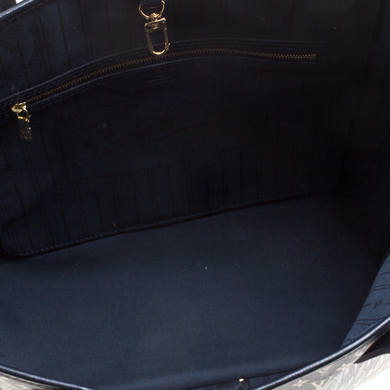 Louis Vuitton Encre Monogram Idylle Neverfull Grey Cloth ref.247036 - Joli  Closet